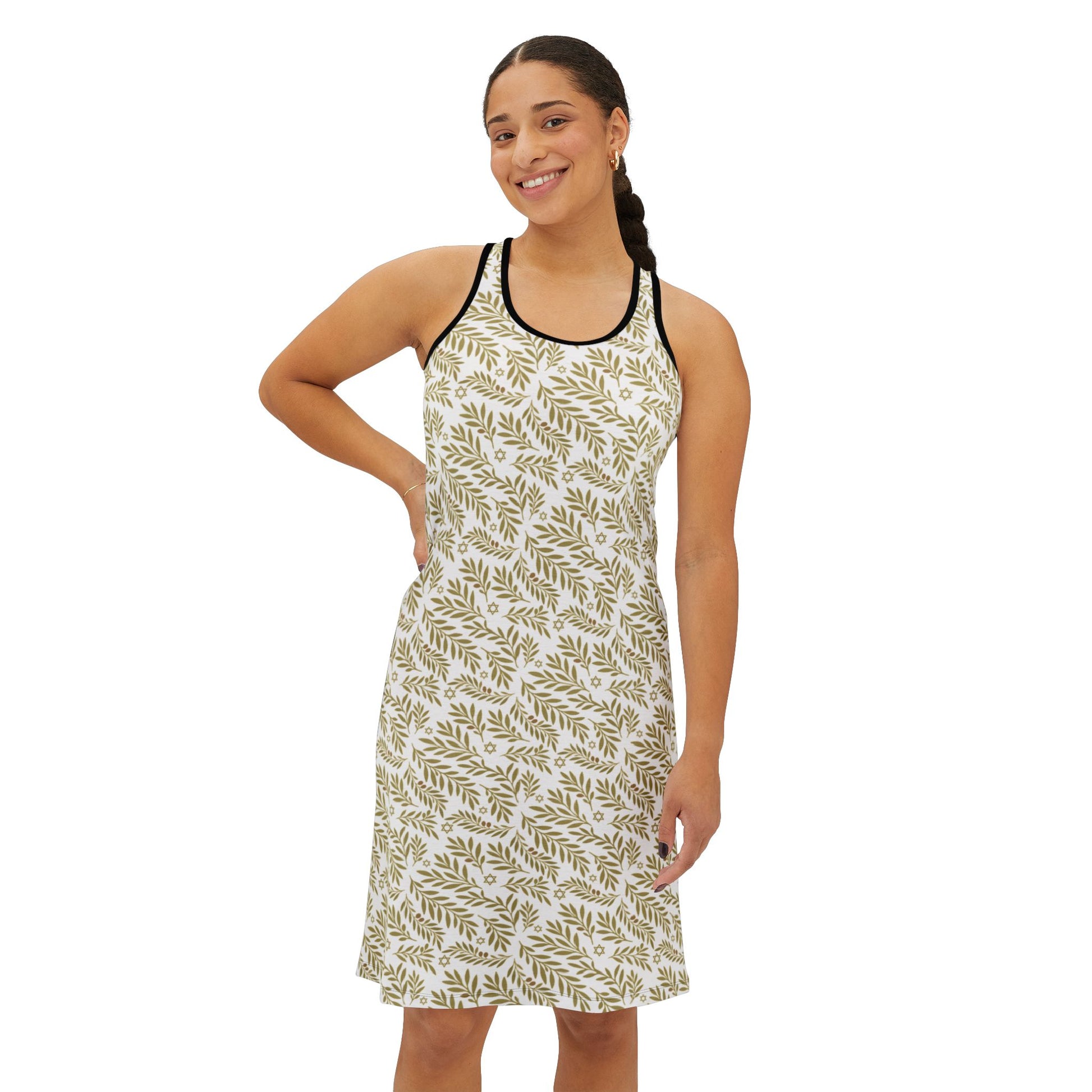 Olive Bloom Women's Racerback Dress (AOP) - American Zionist