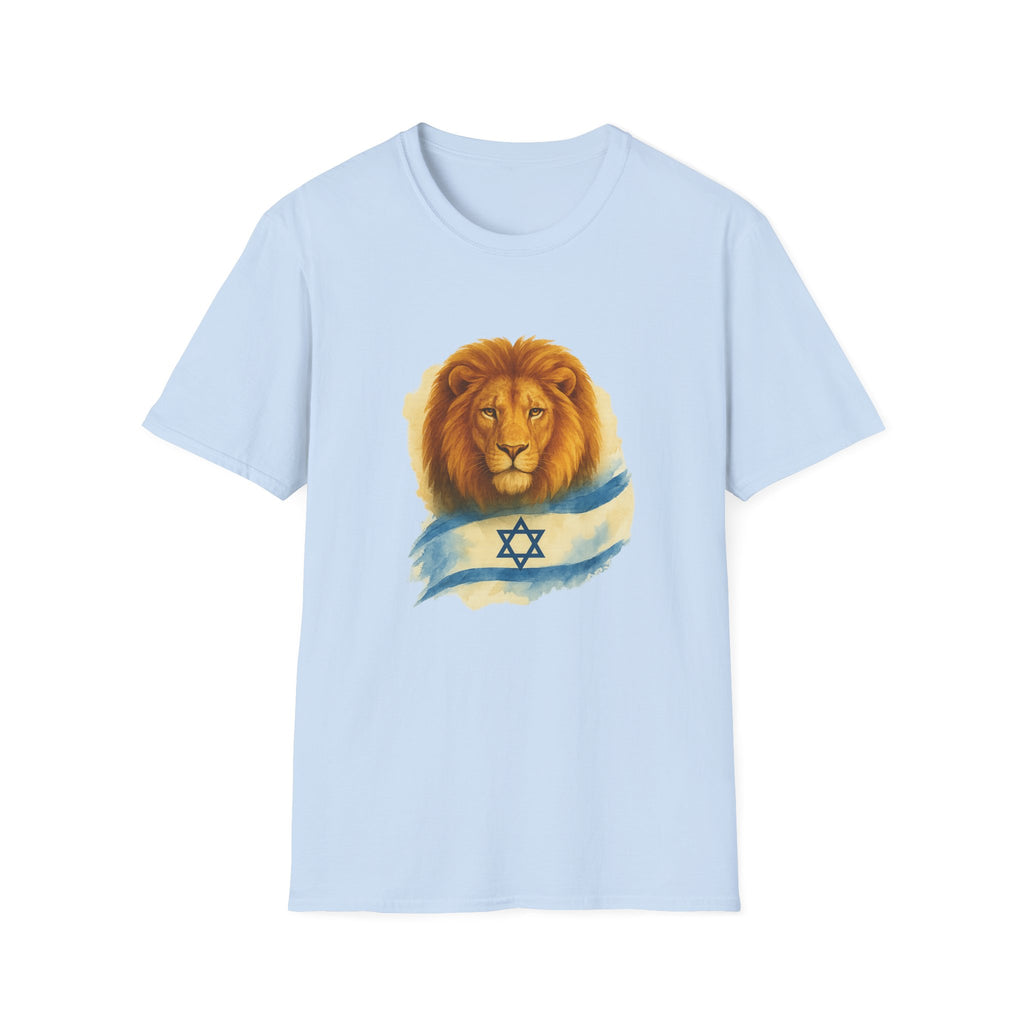 Lion Of Israel Unisex Softstyle T-Shirt - American Zionist