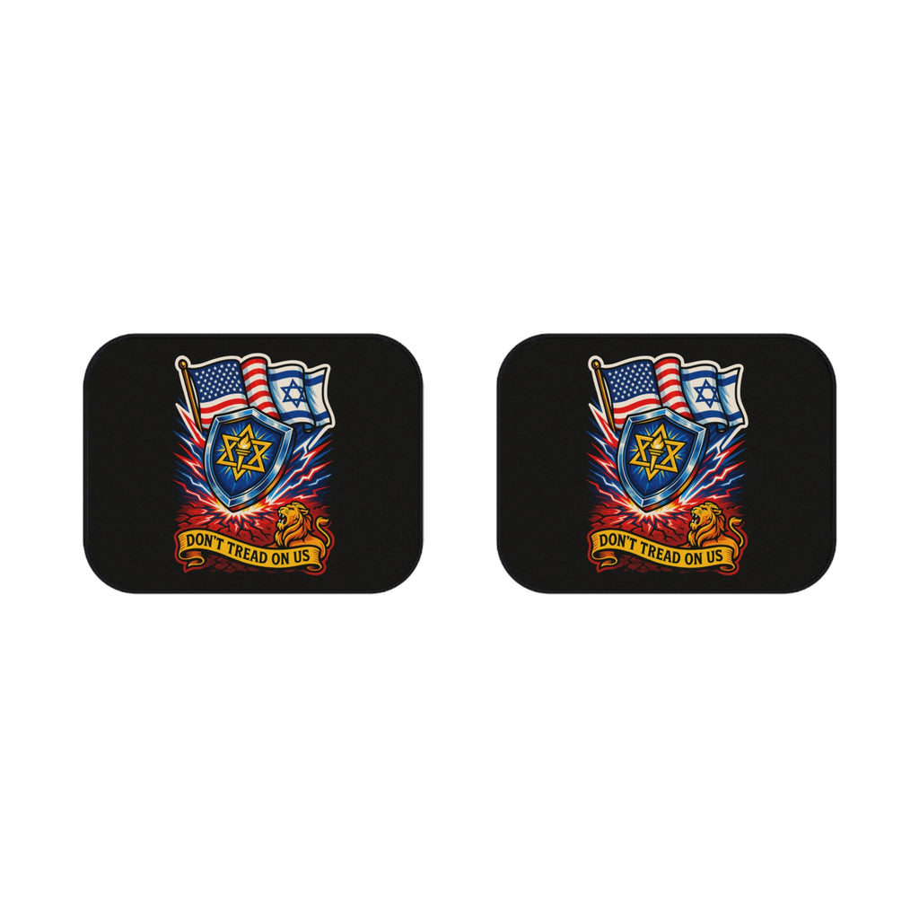 Dont Tread on Us Car Mats (2x Rear) - American Zionist