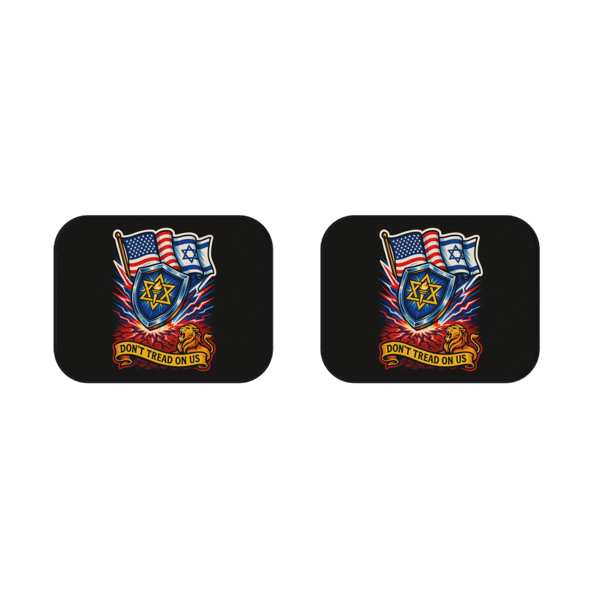Dont Tread on Us Car Mats (2x Rear) - American Zionist