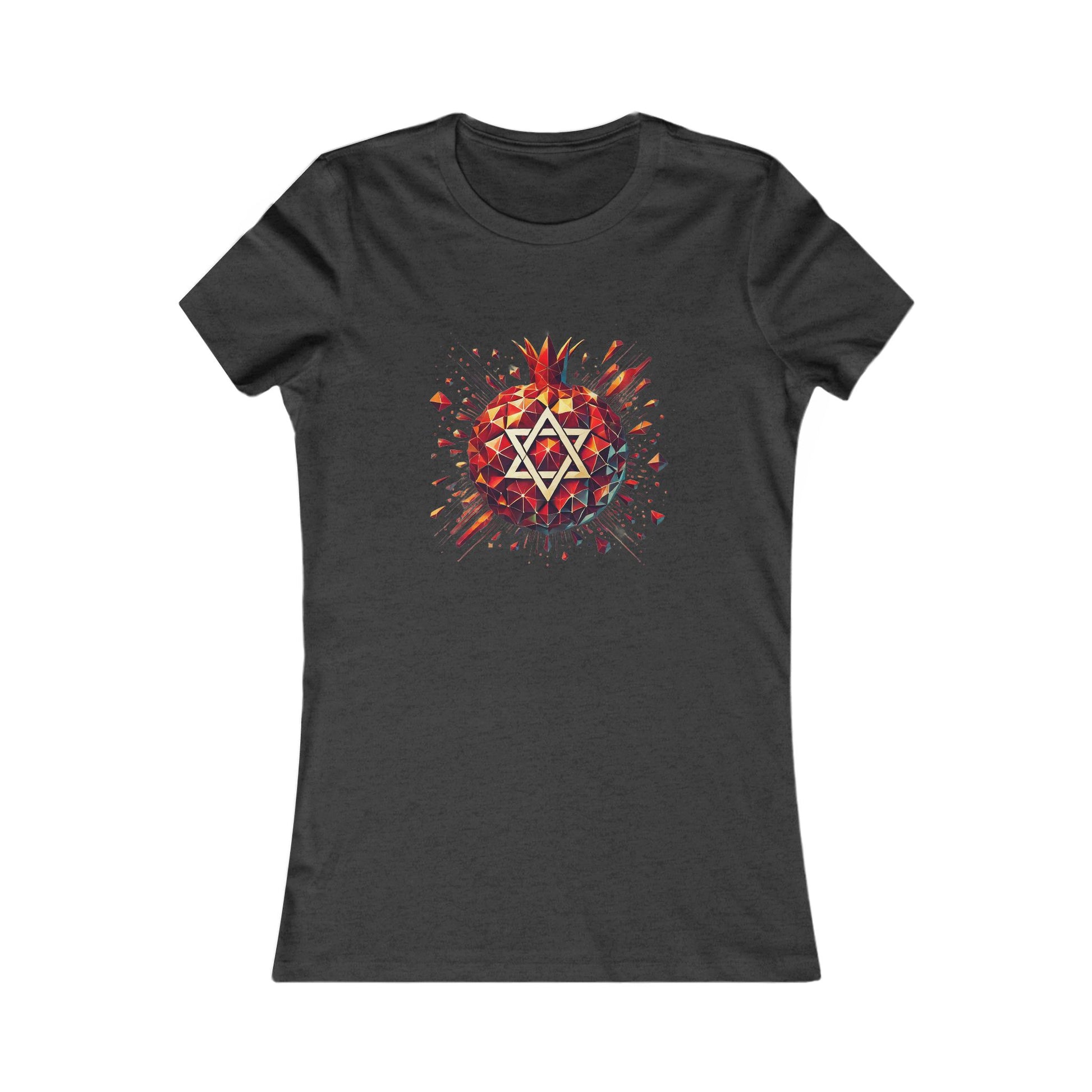 Pomegranate Star of David Women's Favorite Tee - American Zionist