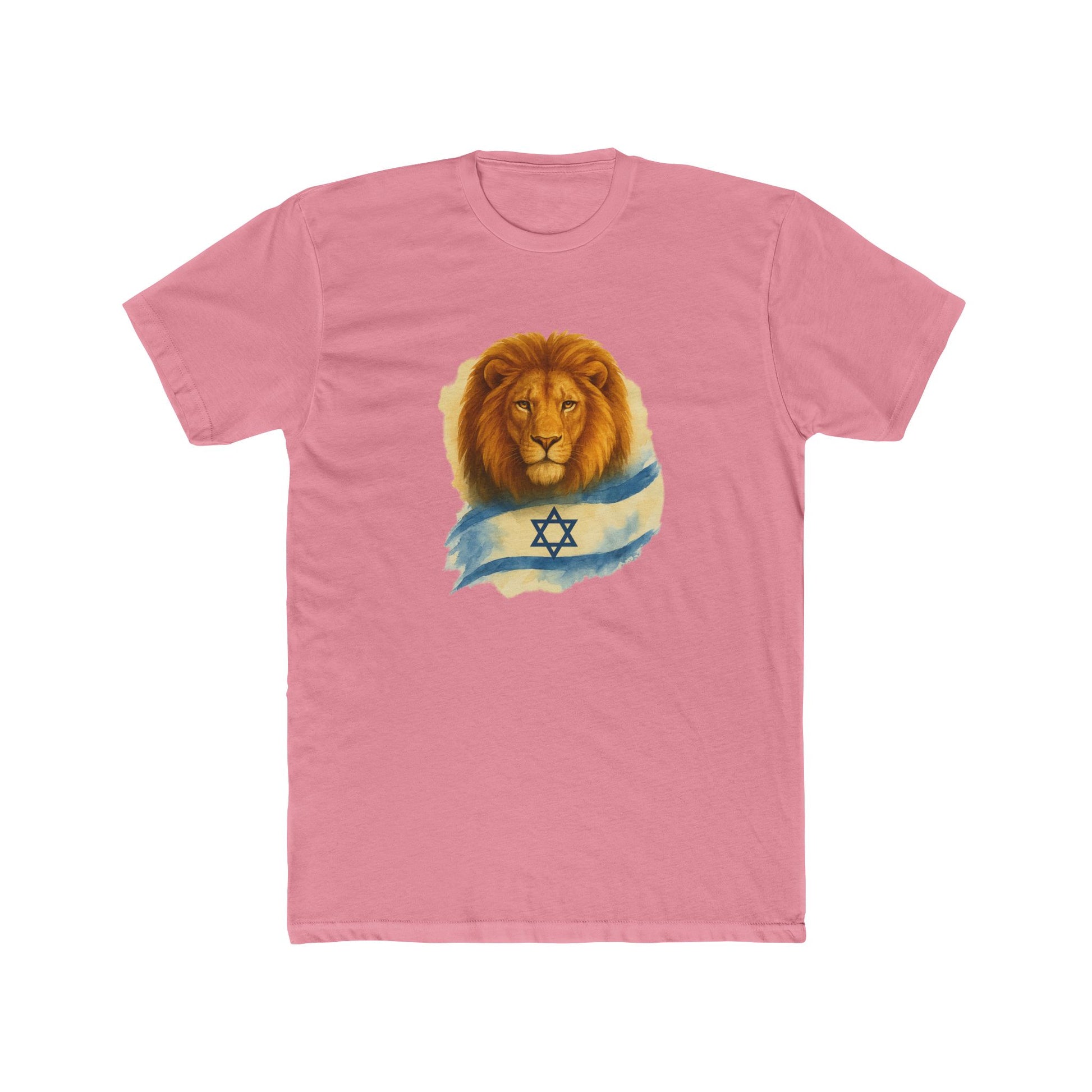 Lion Of Israel Unisex Cotton Crew Tee - American Zionist