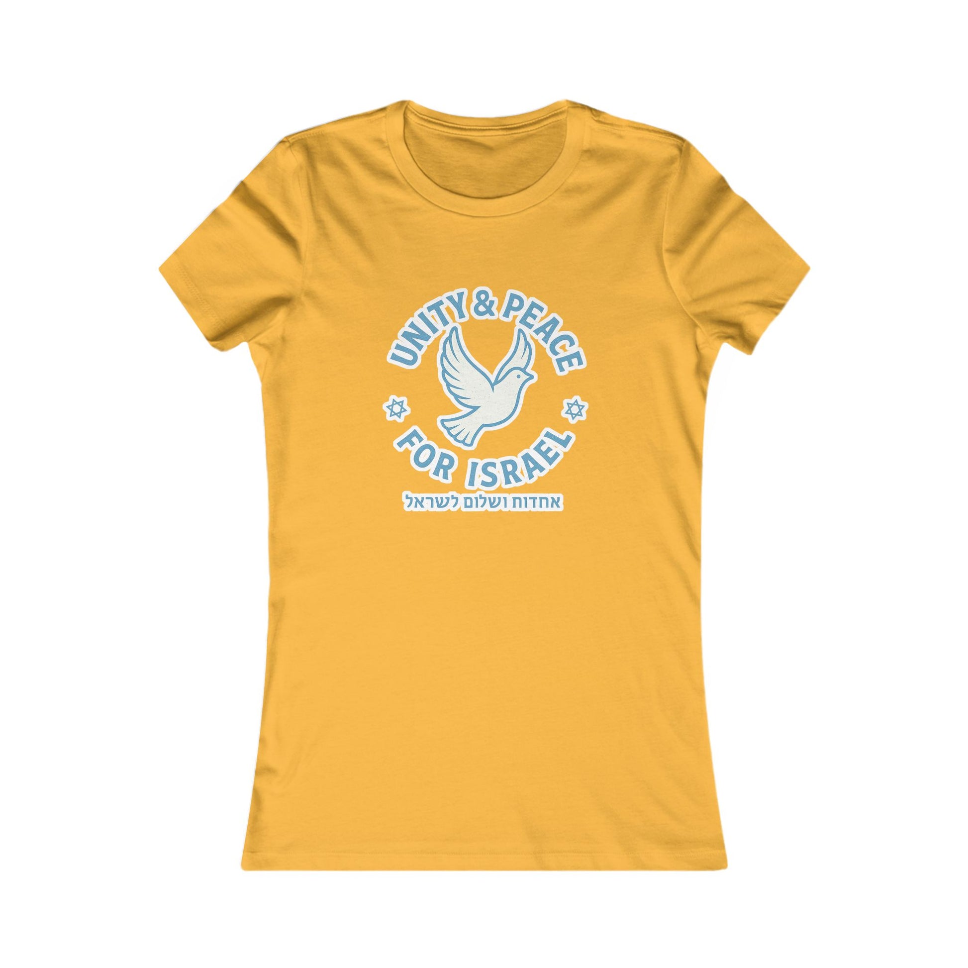 Unity Peace For Israel Women's Favorite Tee - American Zionist