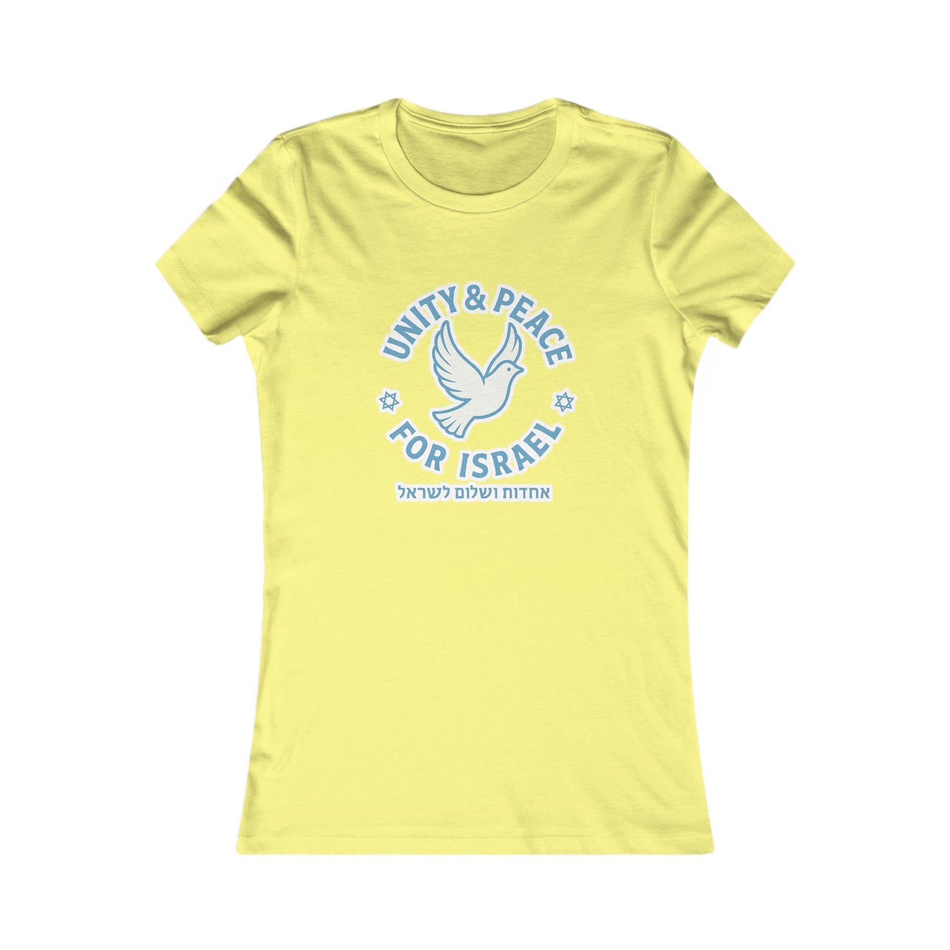 Unity Peace For Israel Women's Favorite Tee - American Zionist