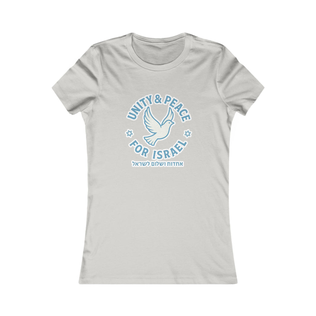 Unity Peace For Israel Women's Favorite Tee - American Zionist