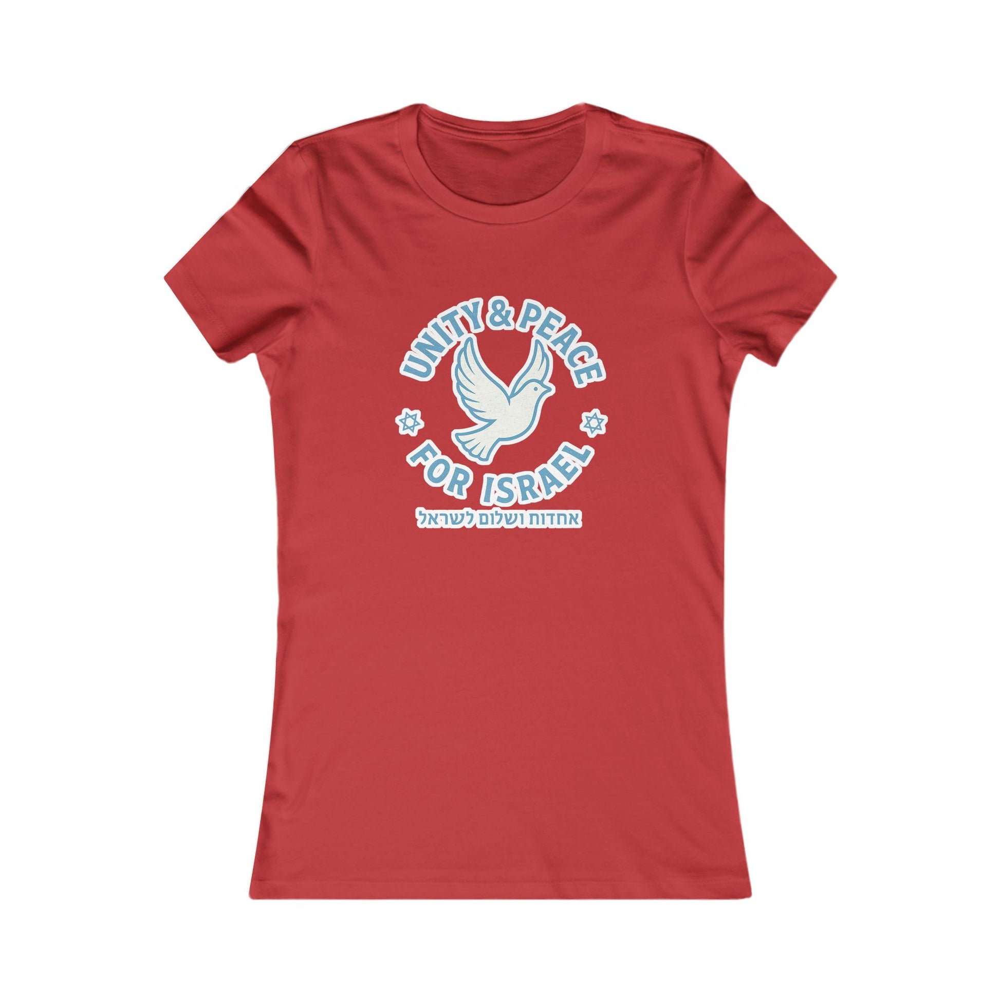 Unity Peace For Israel Women's Favorite Tee - American Zionist