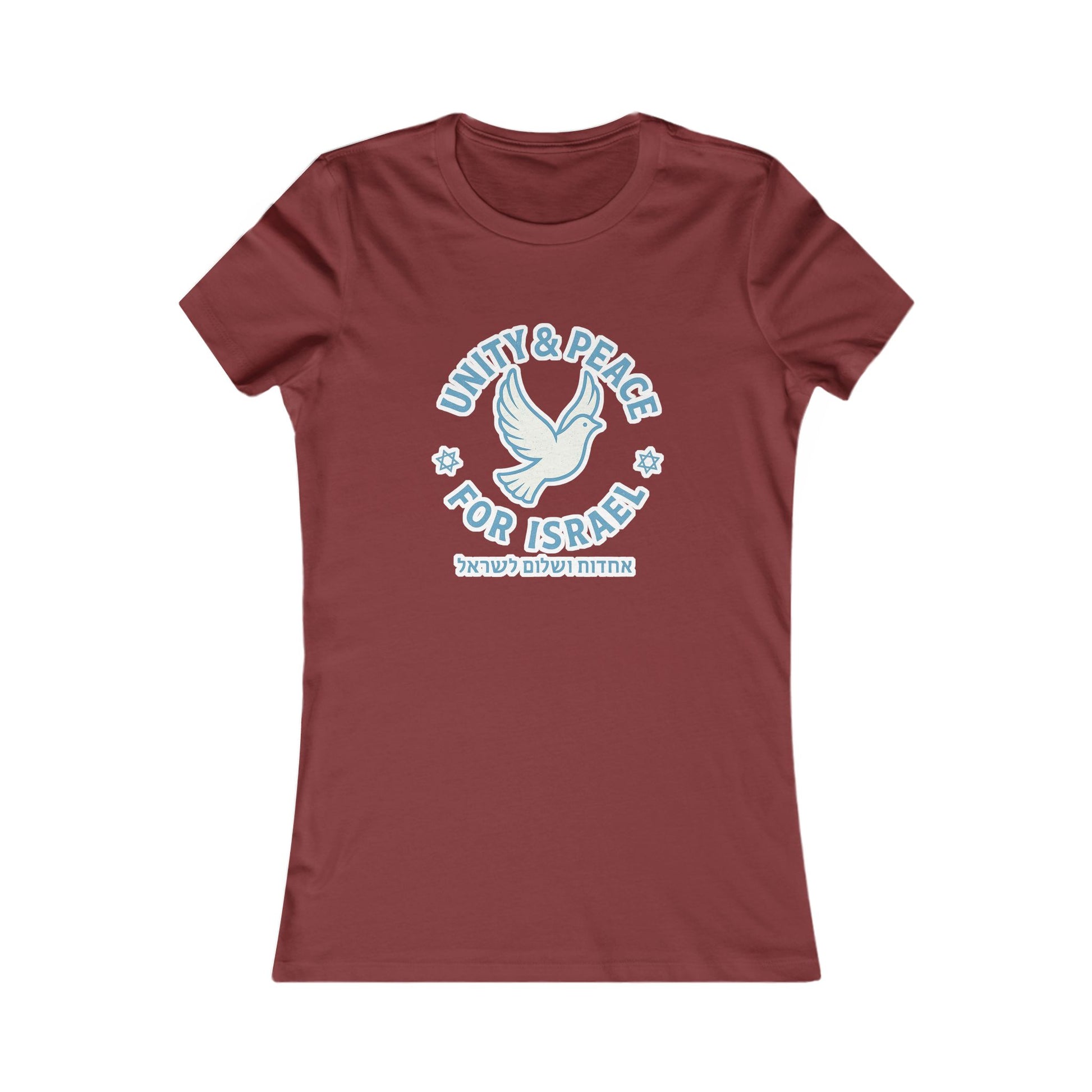 Unity Peace For Israel Women's Favorite Tee - American Zionist