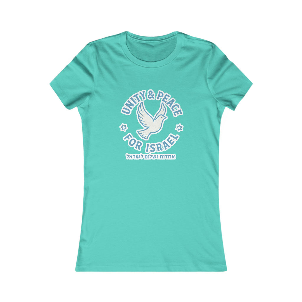 Unity Peace For Israel Women's Favorite Tee - American Zionist