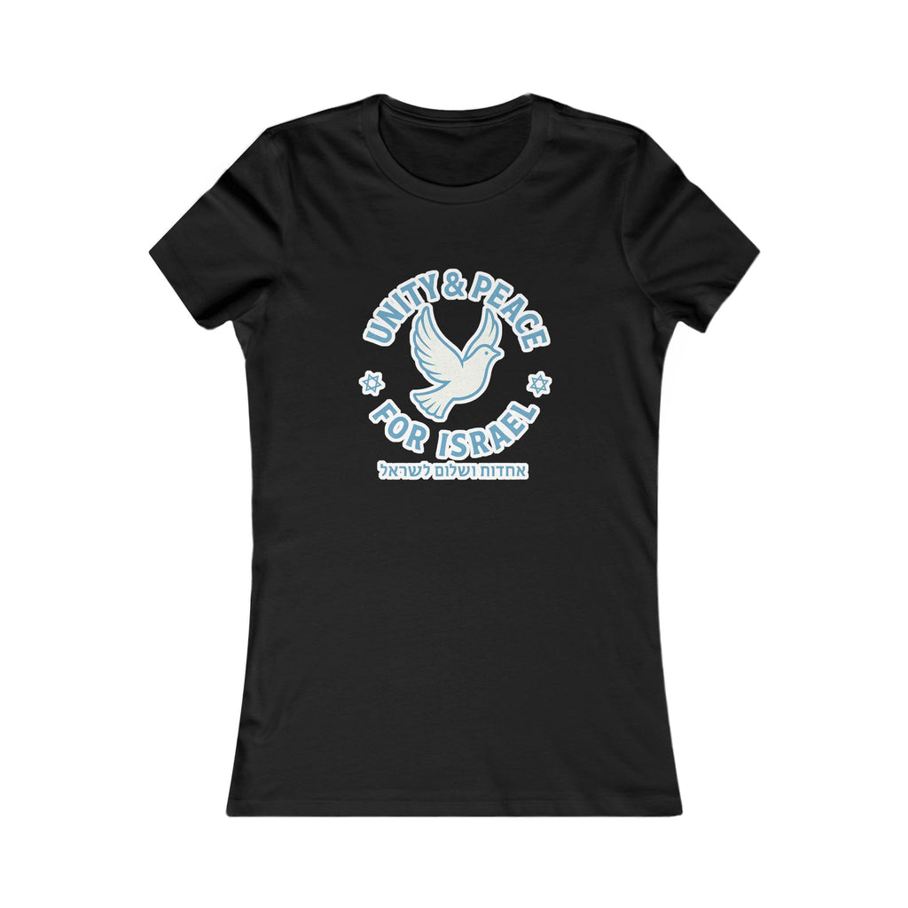 Unity Peace For Israel Women's Favorite Tee - American Zionist