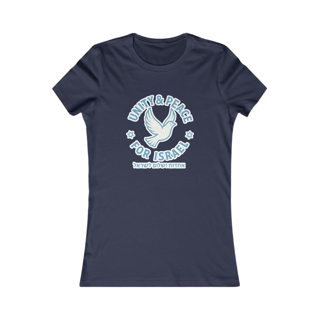 Unity Peace For Israel Women's Favorite Tee - American Zionist