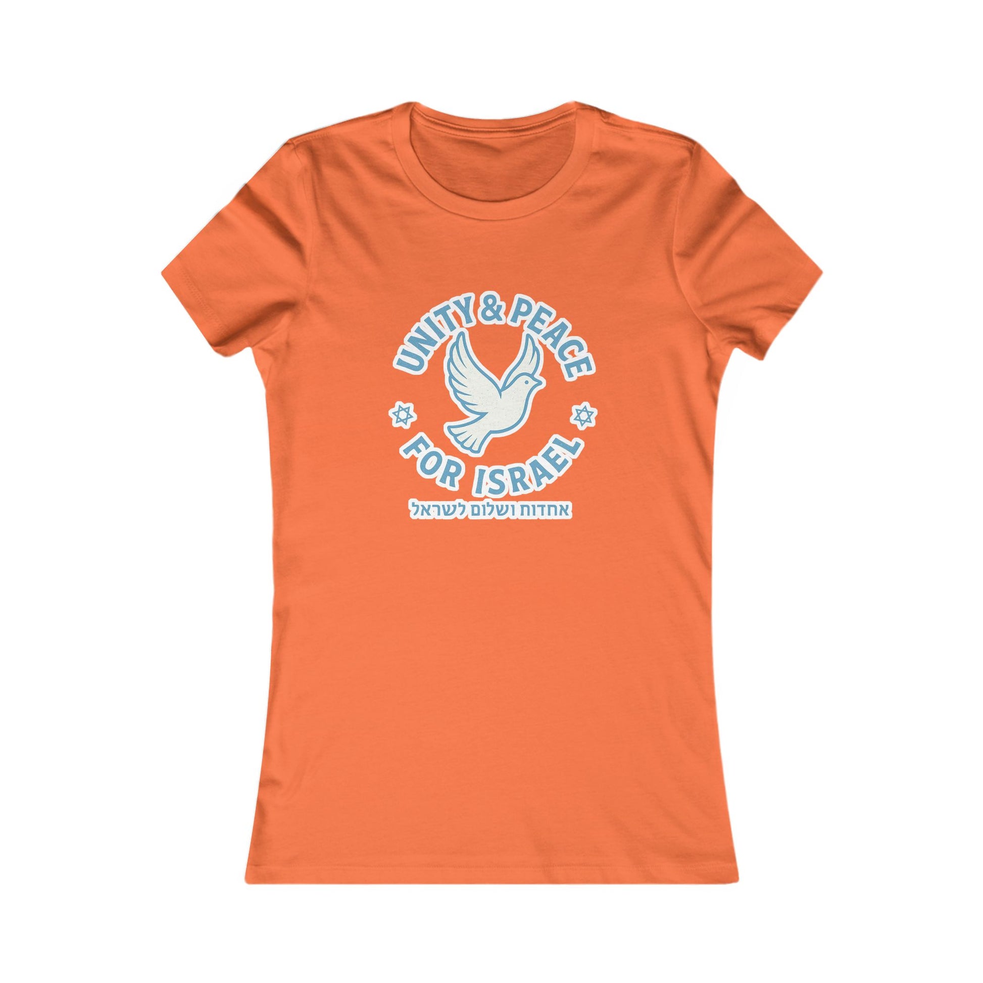 Unity Peace For Israel Women's Favorite Tee - American Zionist