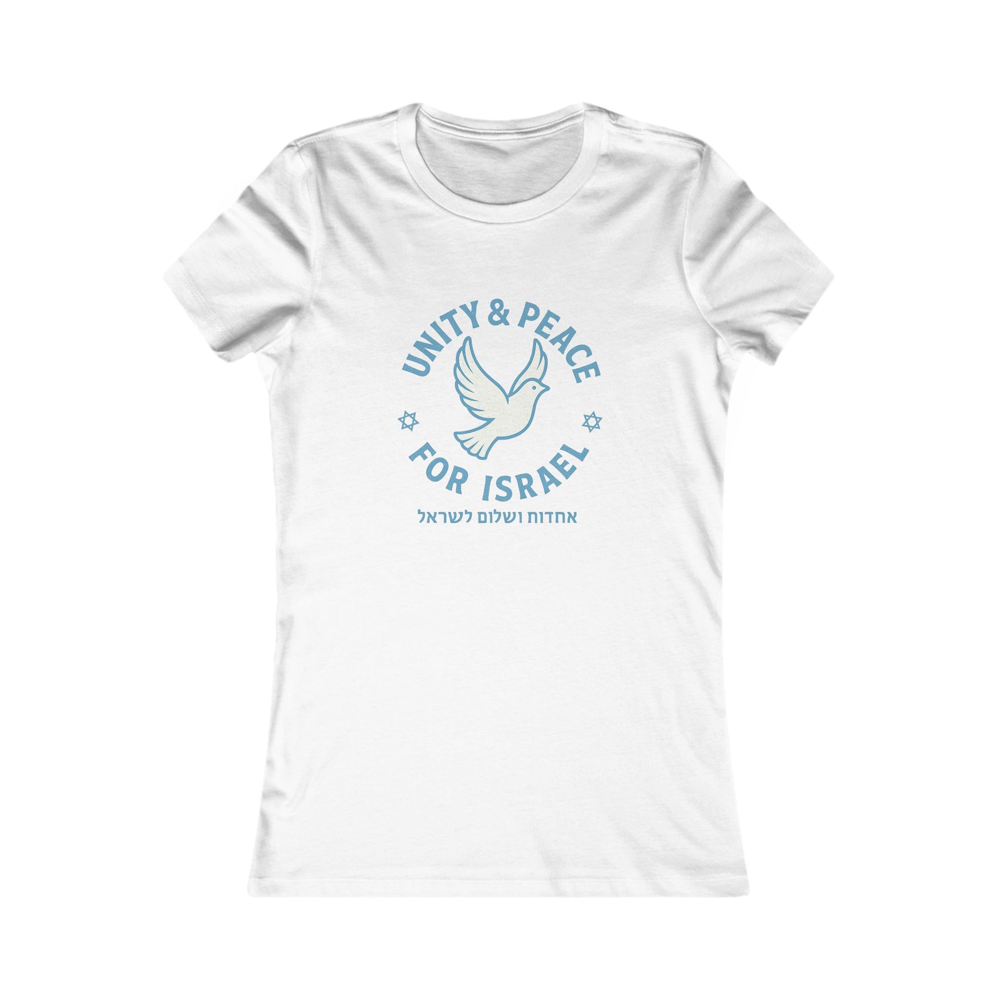 Unity Peace For Israel Women's Favorite Tee - American Zionist