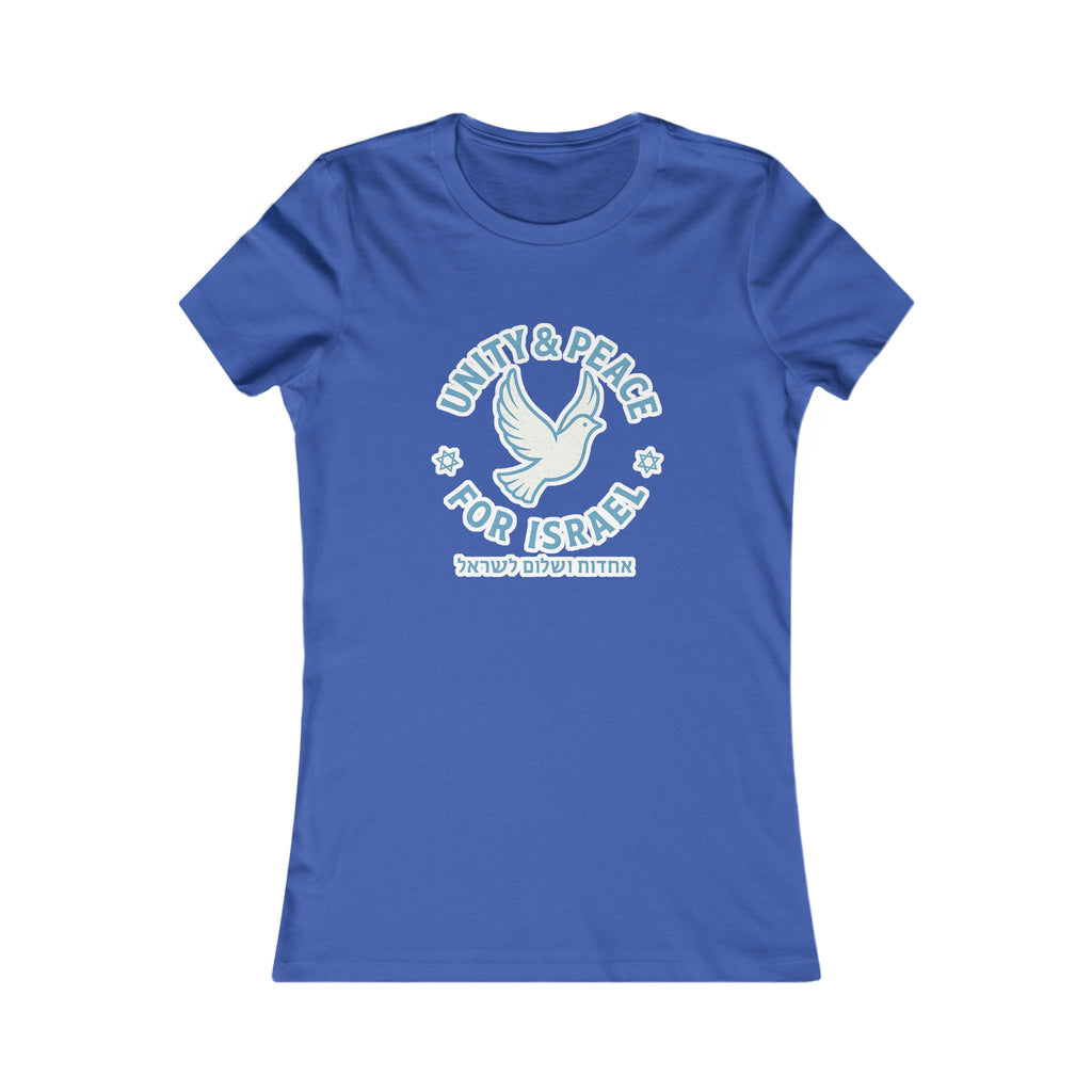 Unity Peace For Israel Women's Favorite Tee - American Zionist