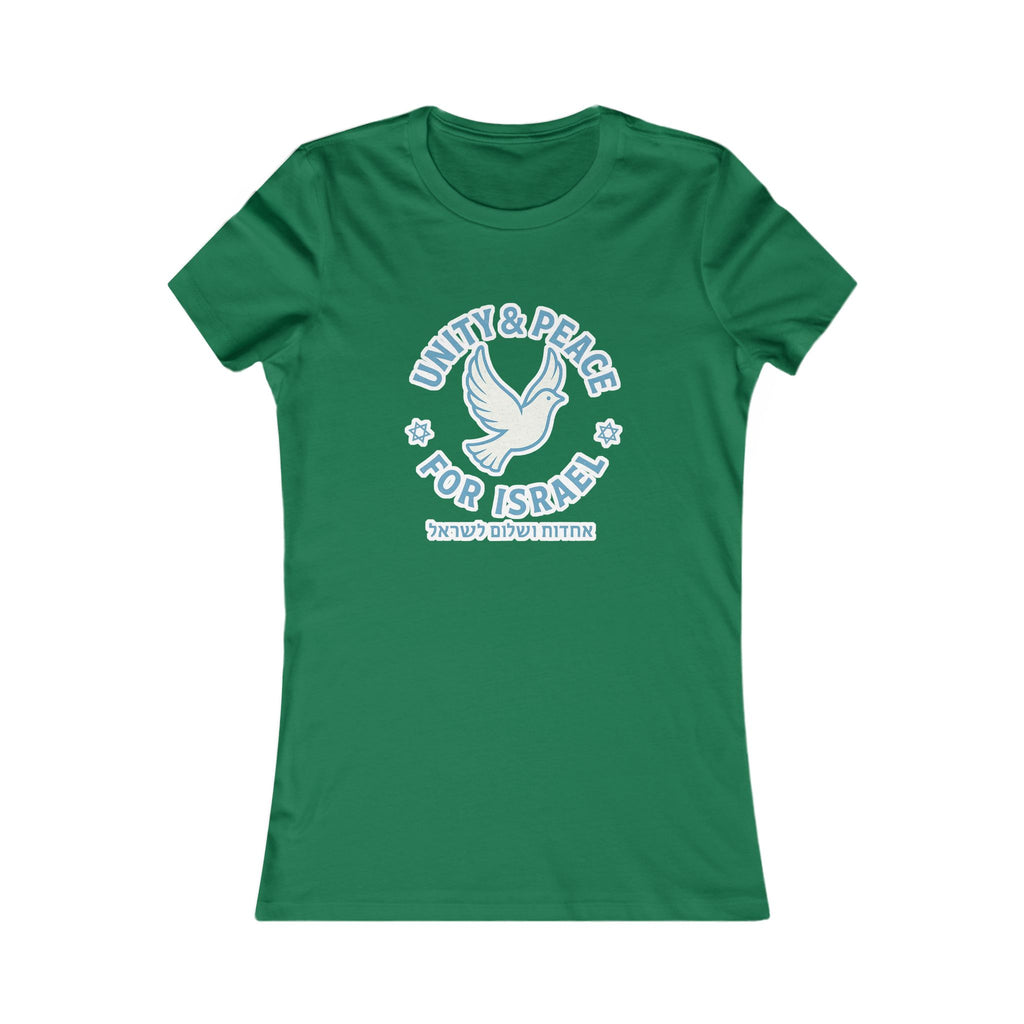 Unity Peace For Israel Women's Favorite Tee - American Zionist