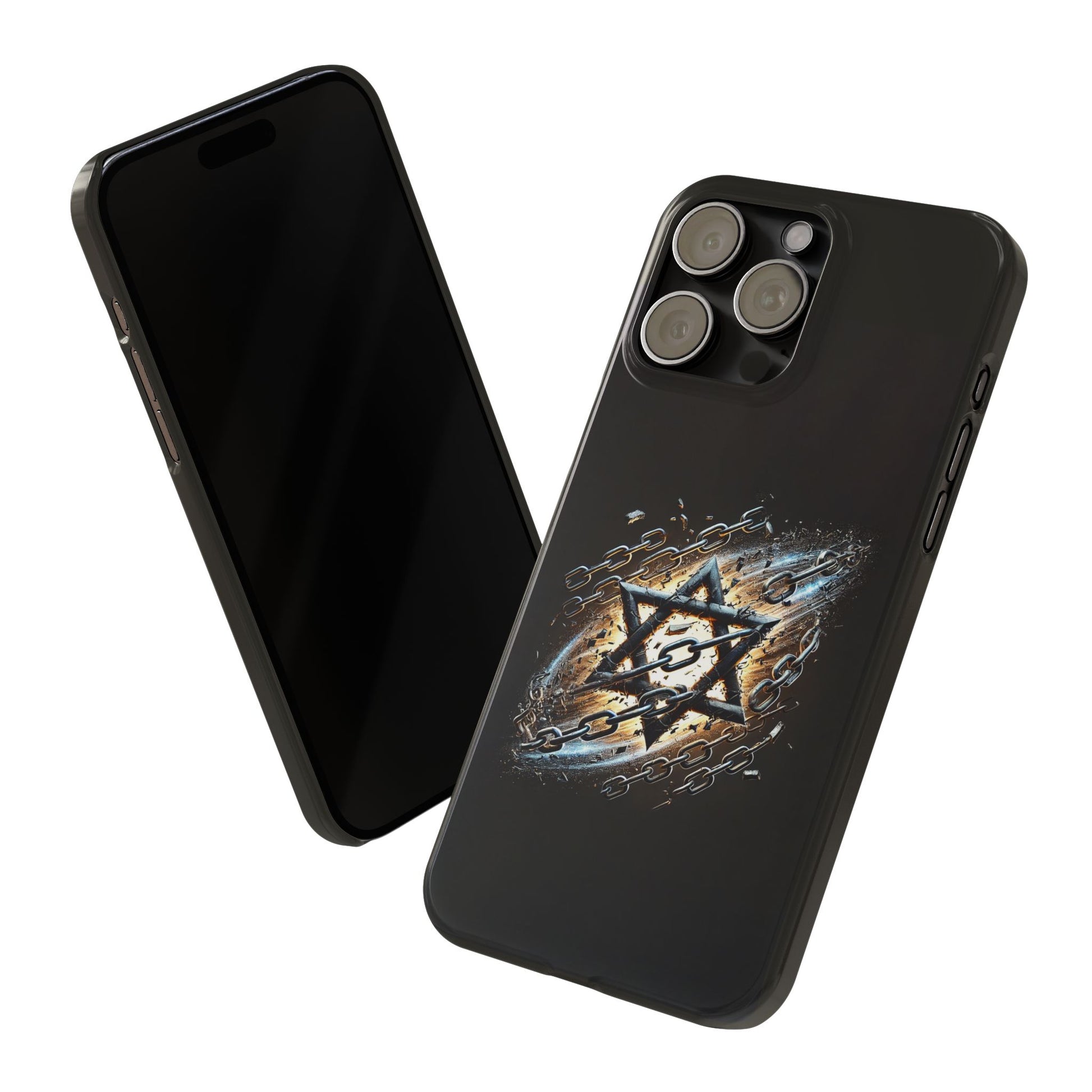 Galaxy Star of David Slim Phone Cases - American Zionist