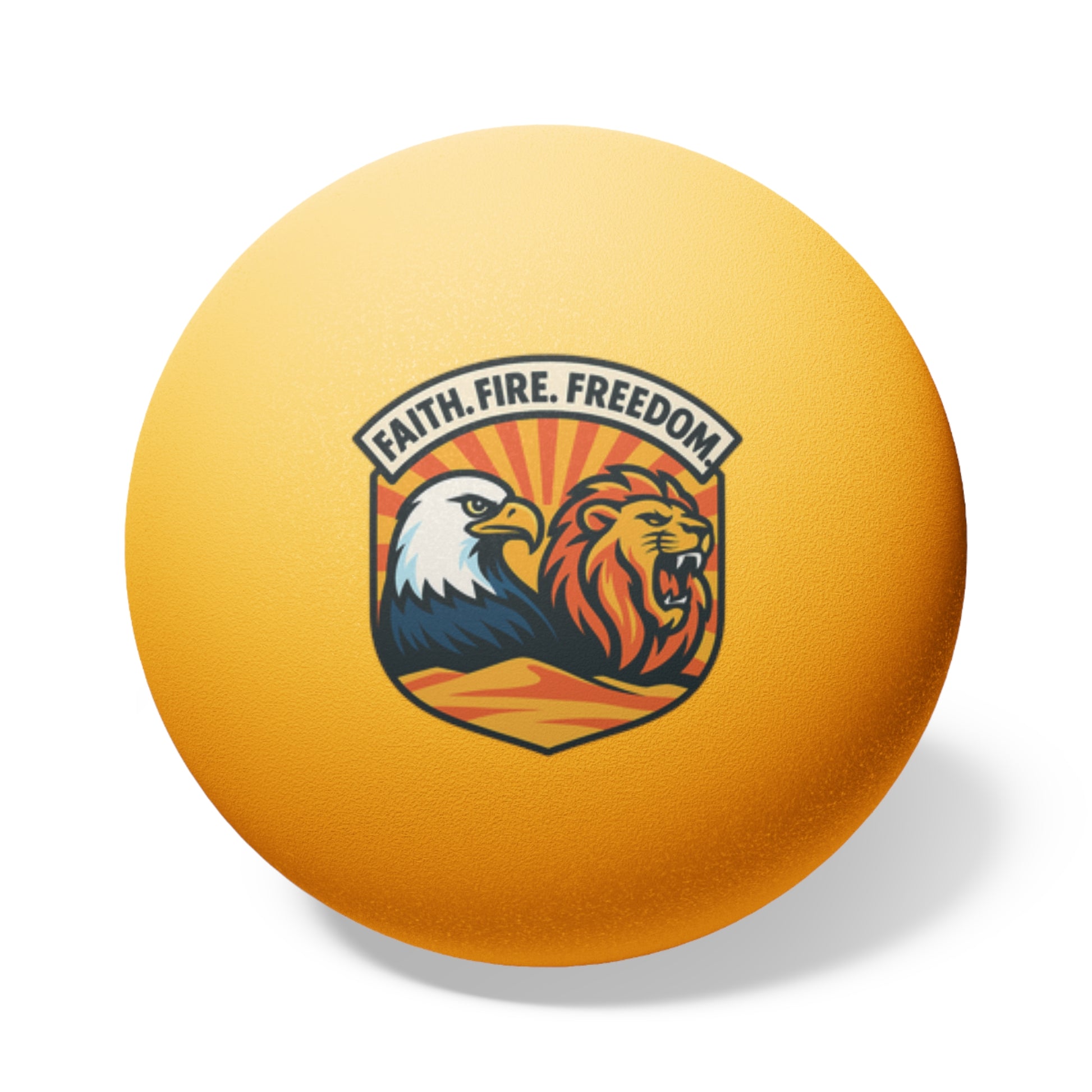 Lions Eagles Rise Ping Pong Balls, 6 pcs - American Zionist