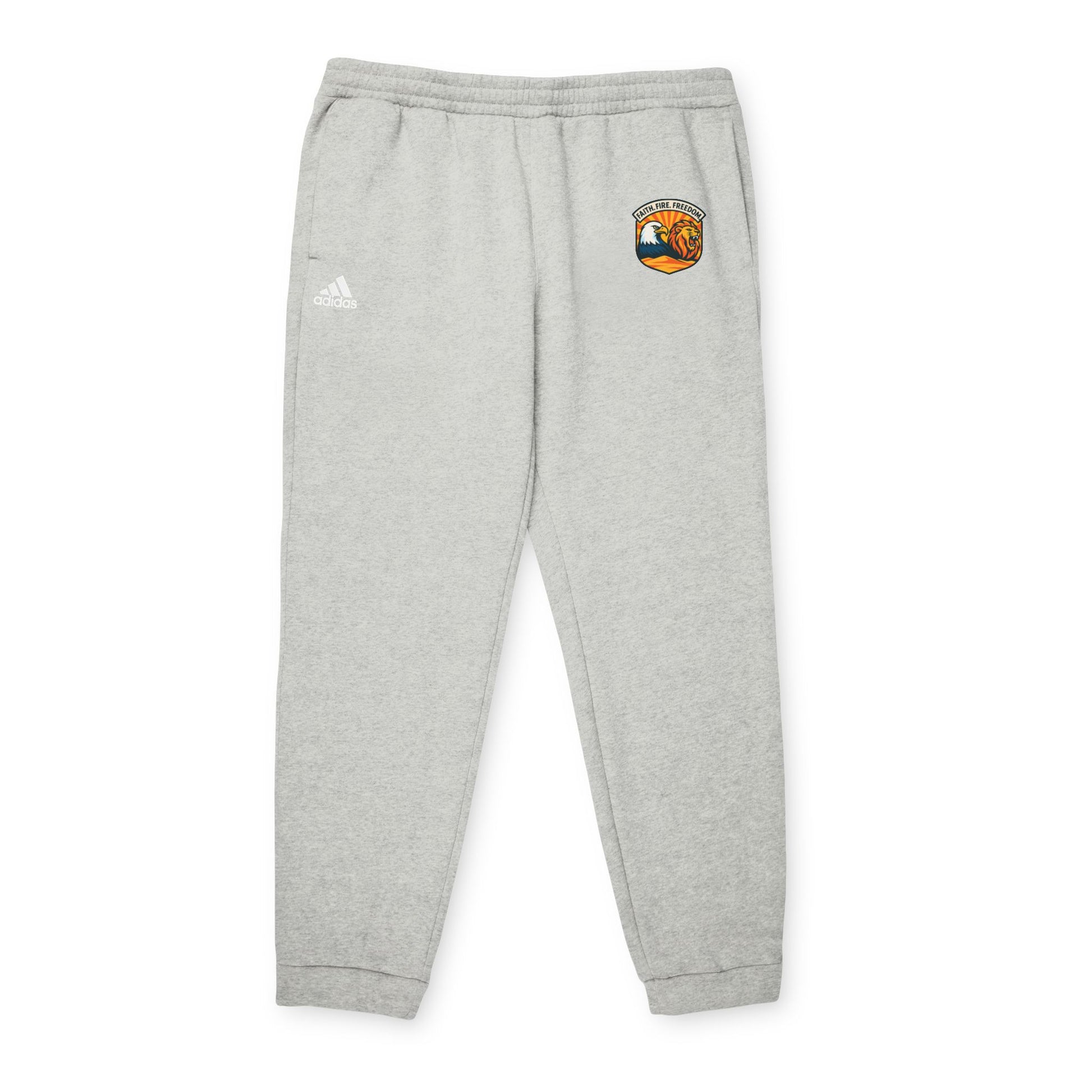 Lions Eagles Rise Adidas Unisex Fleece Joggers - American Zionist