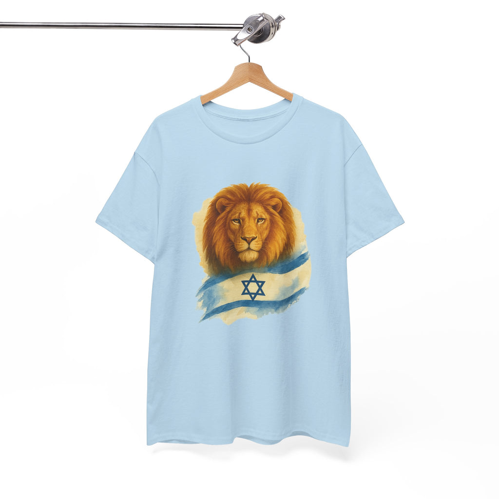 Lion Of Israel Unisex Heavy Cotton Tee - American Zionist