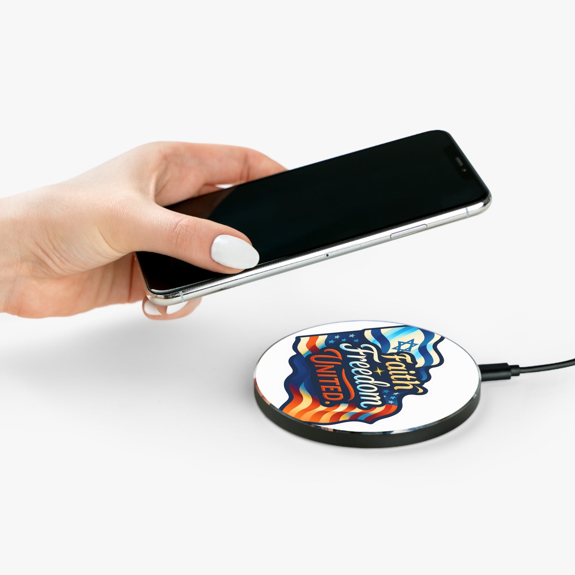 Faith Freedom United Wireless Charger - American Zionist