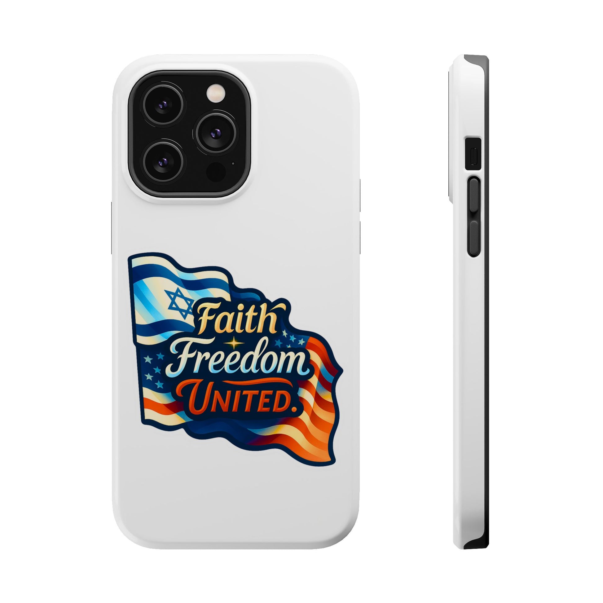 Faith Freedom United Magnetic Tough Cases - American Zionist