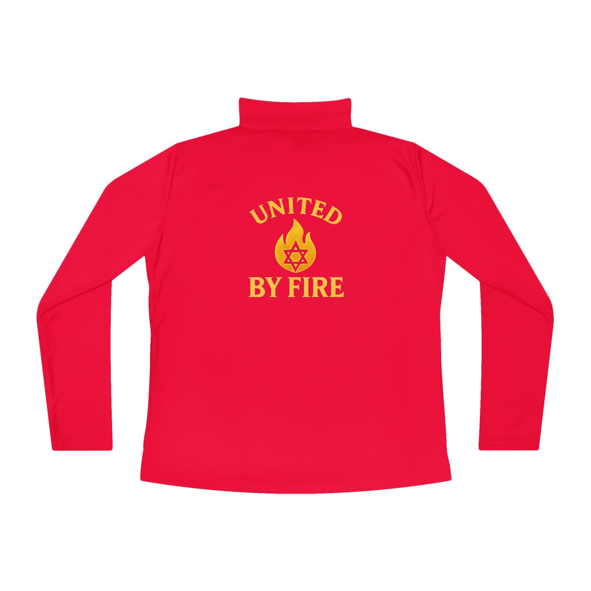 United by Fire Ladies Quarter - Zip Pullover - American Zionist