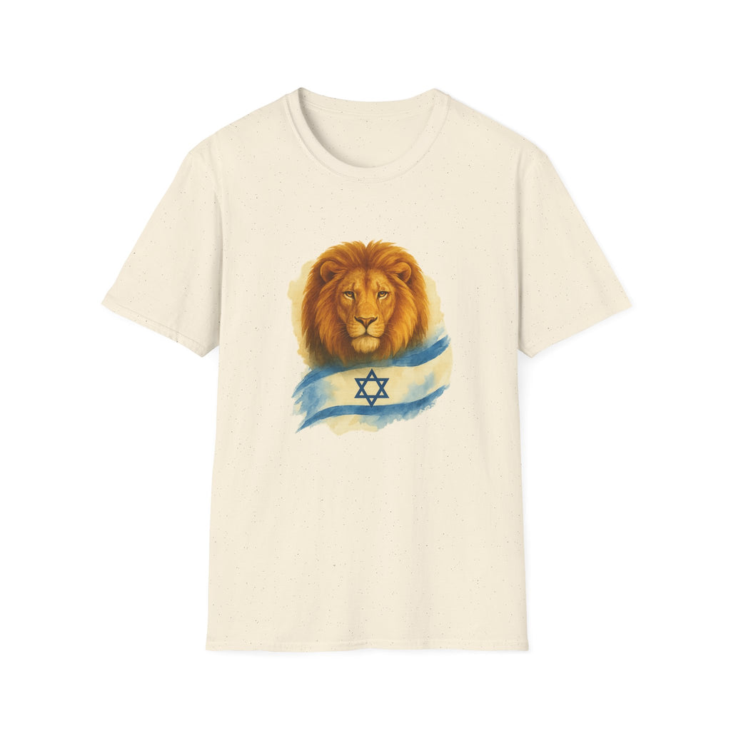 Lion Of Israel Unisex Softstyle T-Shirt - American Zionist