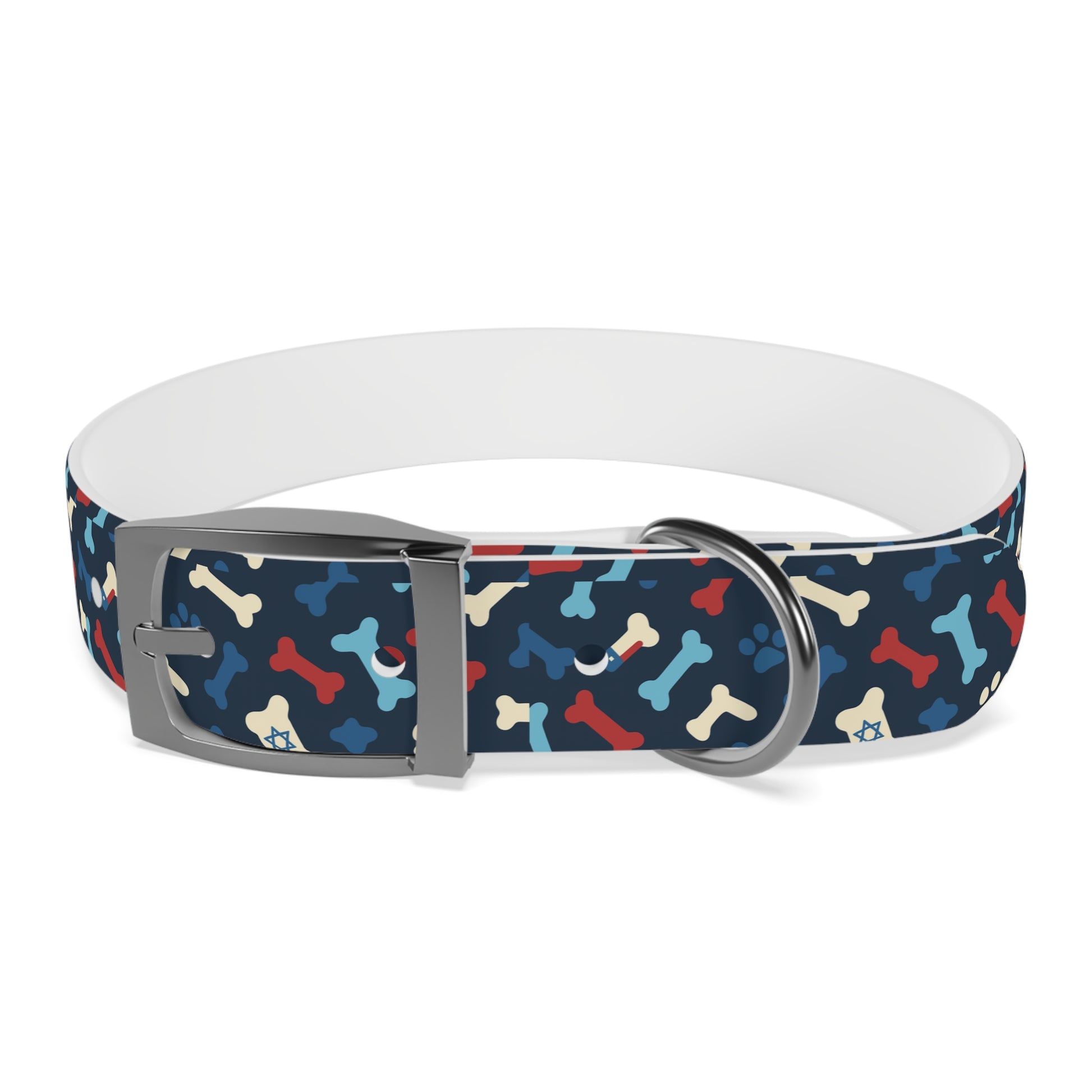 Seamless Bone Dog Collar - American Zionist