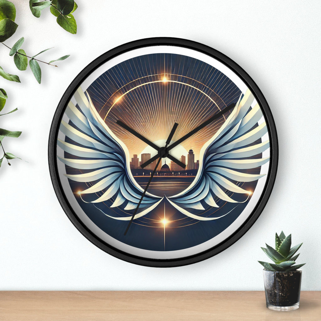 Wings of Zion Wall Clock - American Zionist