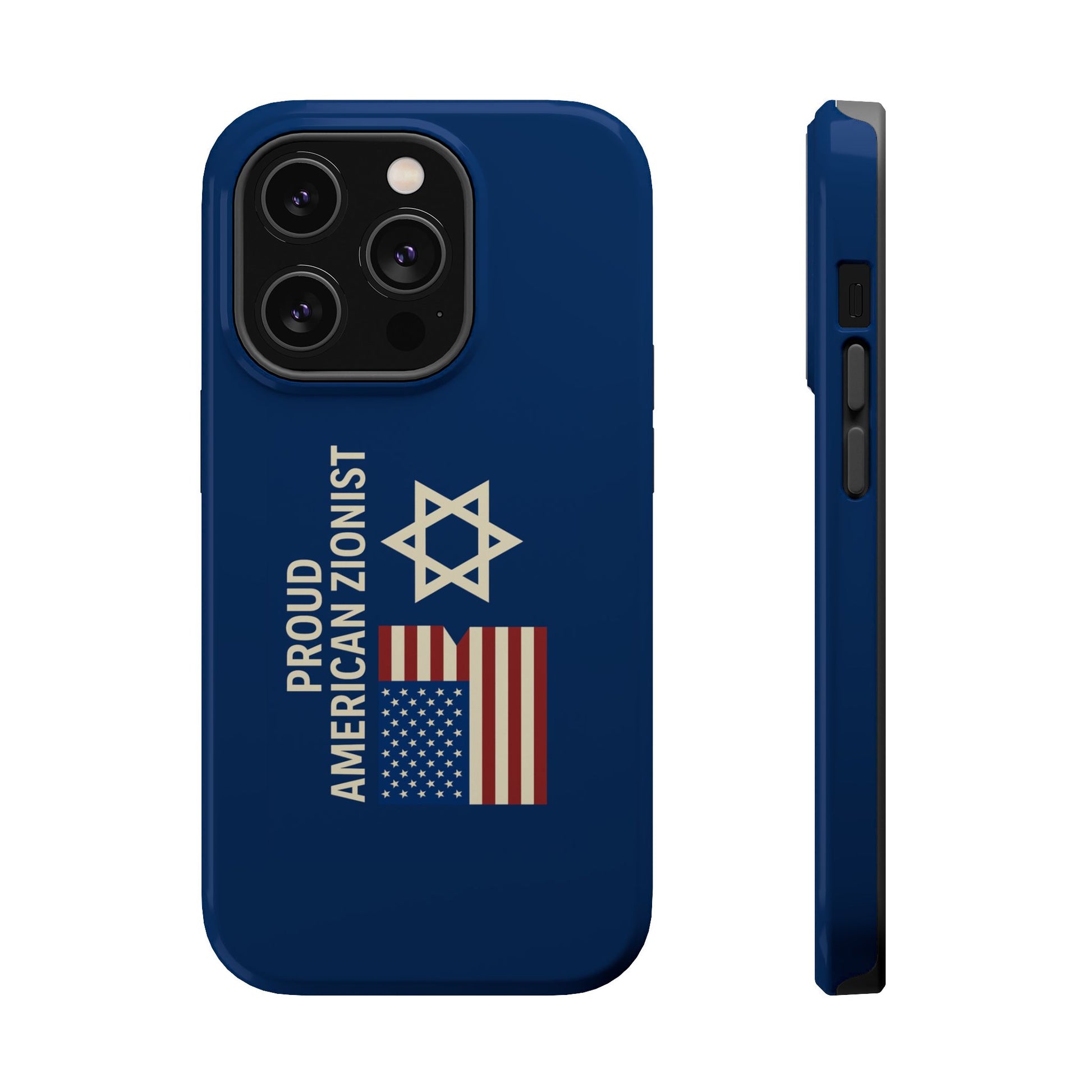 Blue Proud American Zionist Magnetic Tough Cases - American Zionist