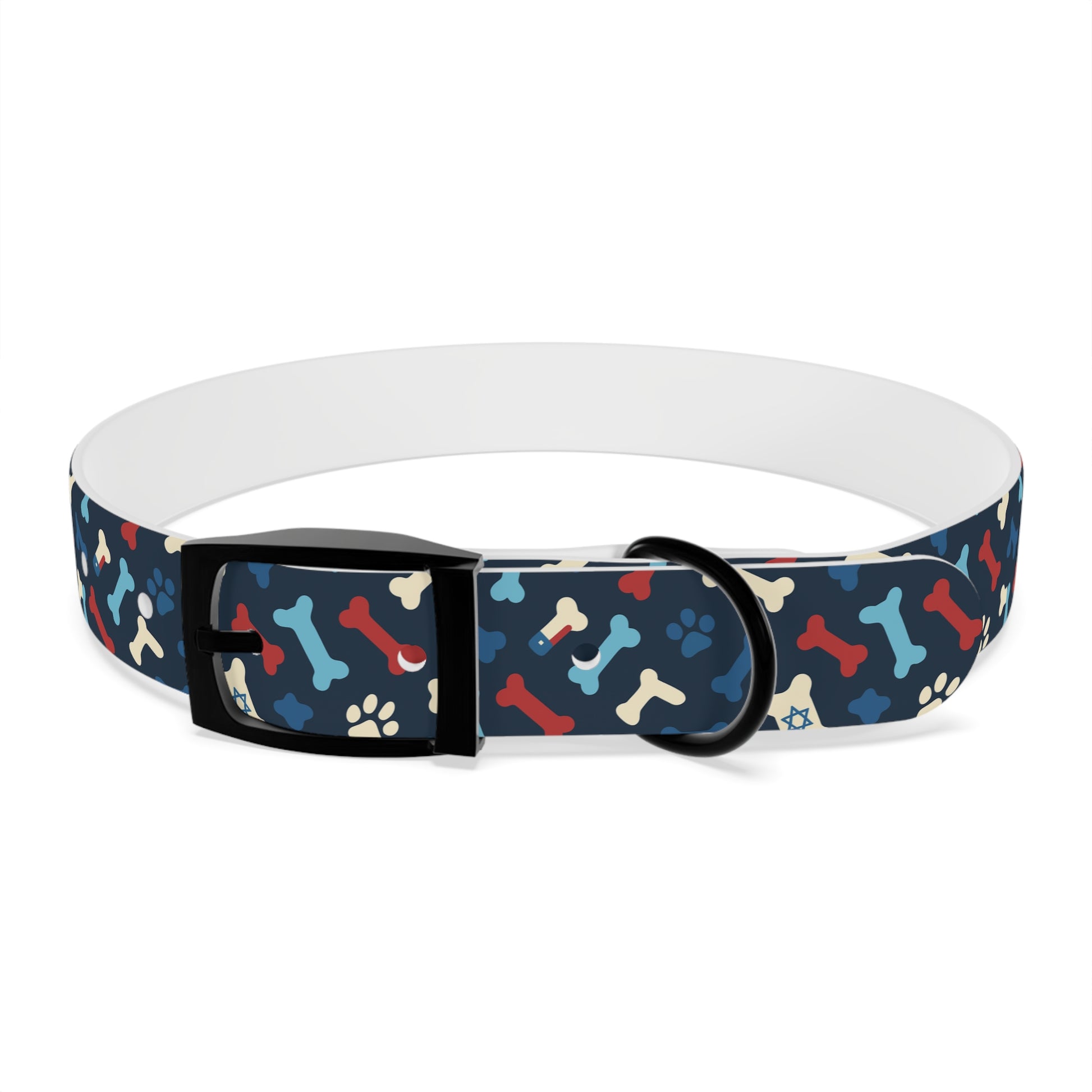 Seamless Bone Dog Collar - American Zionist