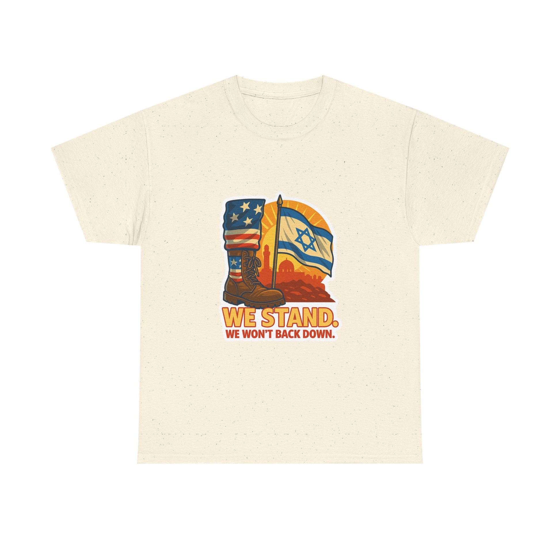 We Stand Unisex Heavy Cotton Tee - American Zionist