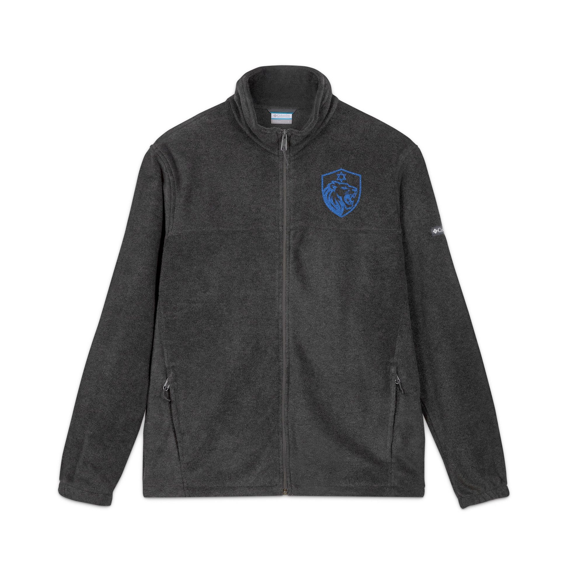 Lion Shield Of Israel Unisex Columbia Fleece Jacket - American Zionist
