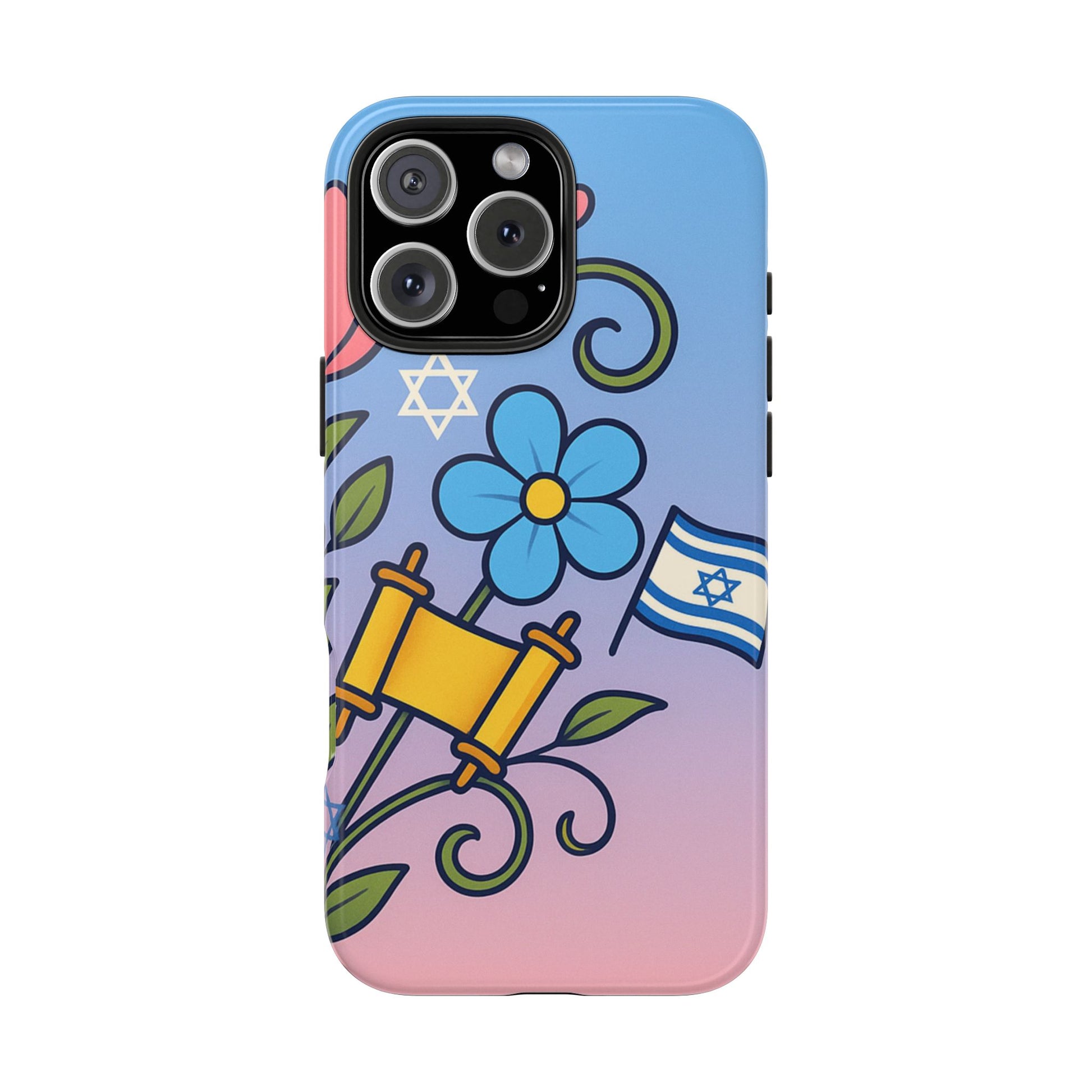 Flourish with Freedom Tough Phone Cases - American Zionist