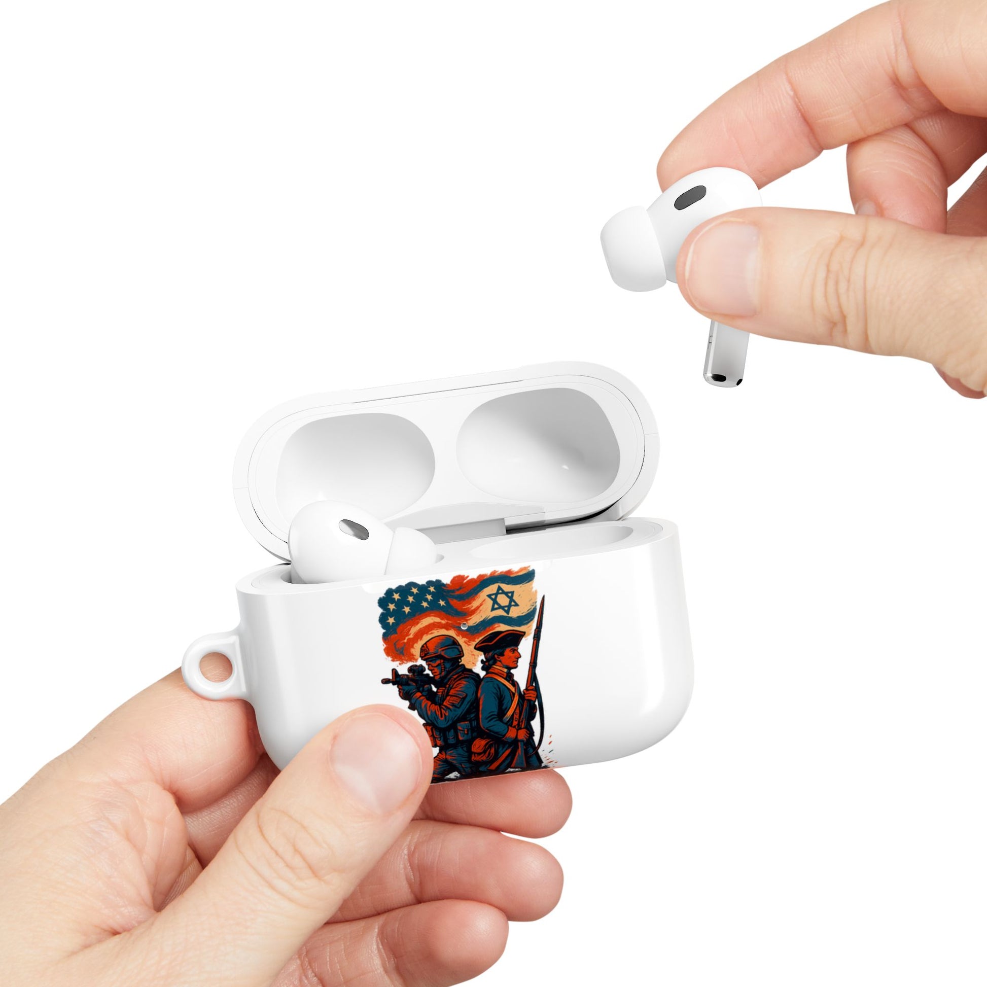 Defenders Across Generations AirPod Cases - American Zionist