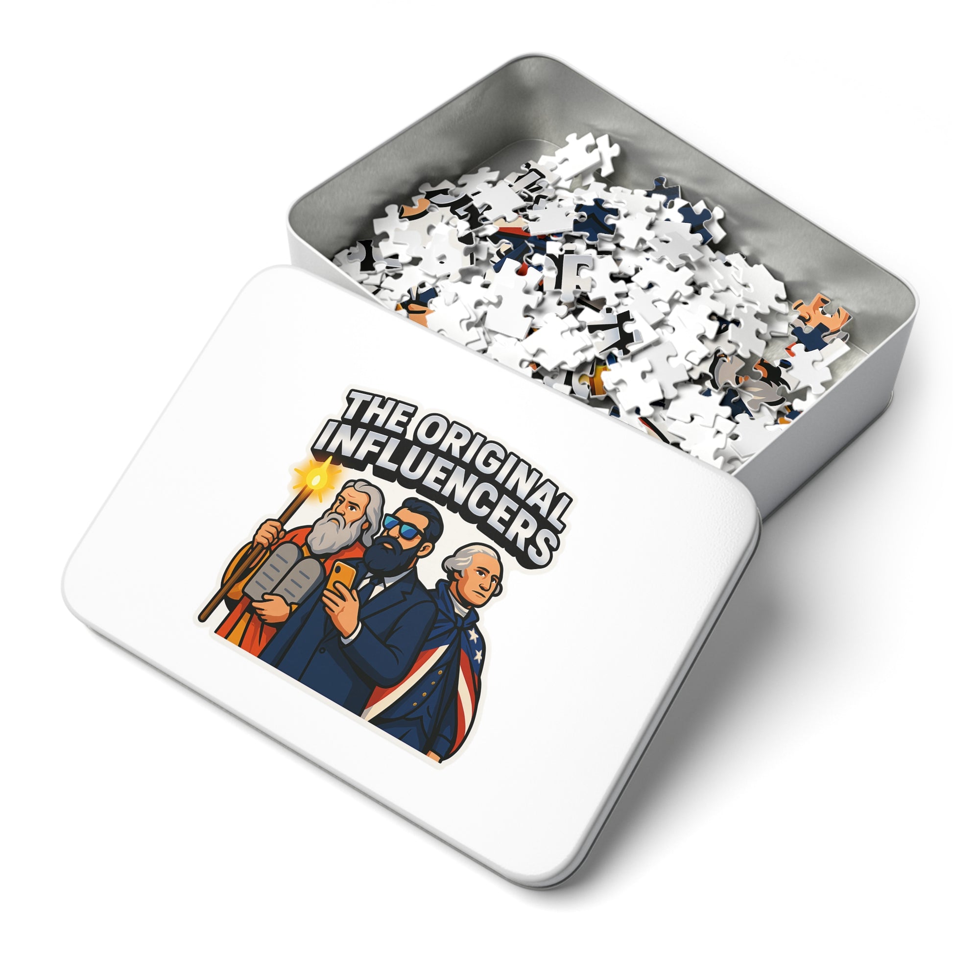 Original Influencers Jigsaw Puzzle with Tin - American Zionist