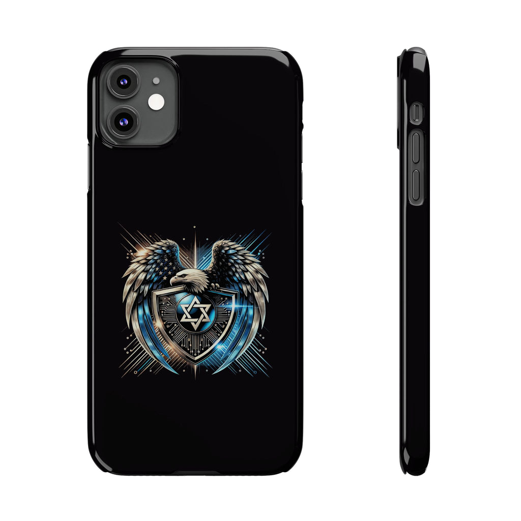 Wings of Zion Slim Phone Cases - American Zionist