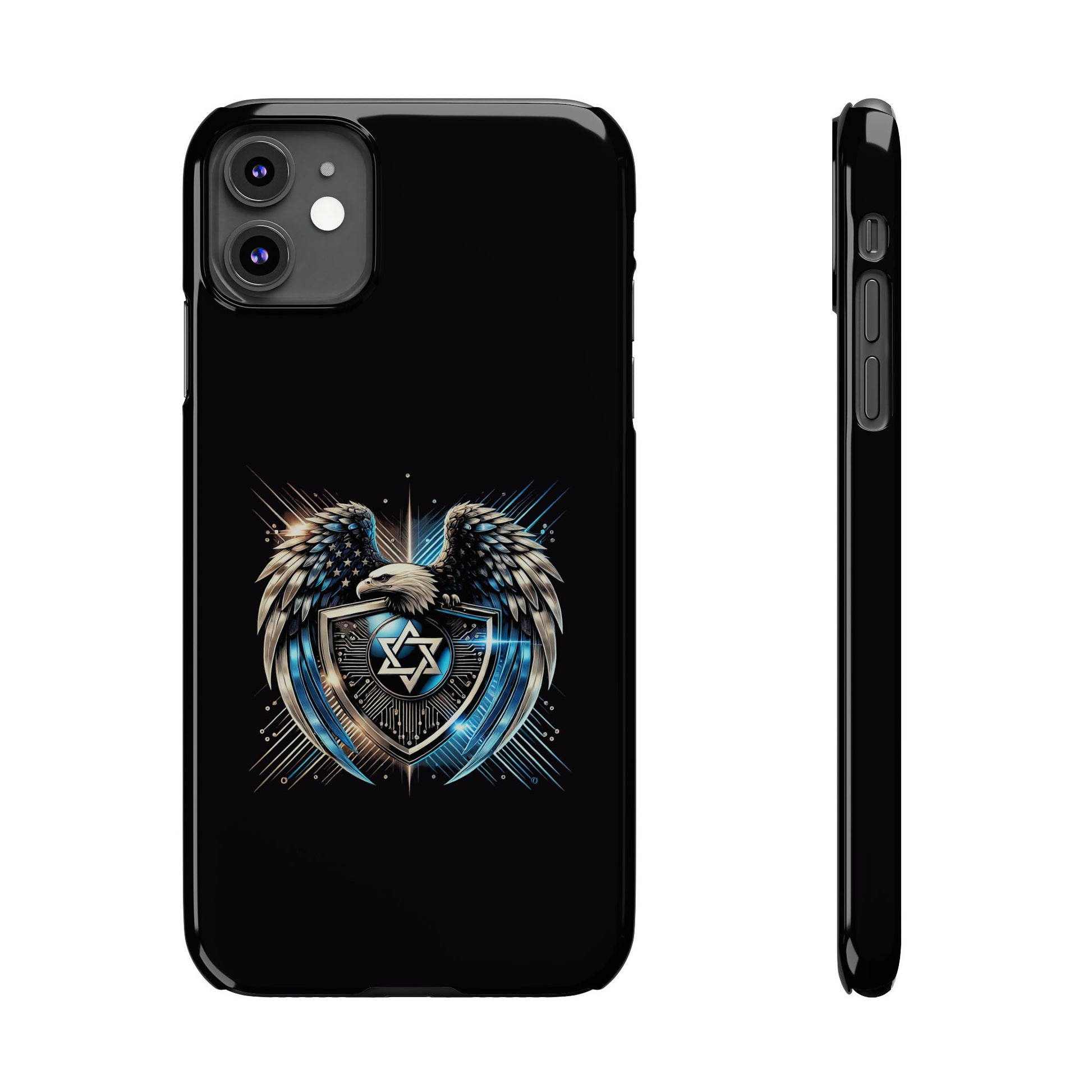 Wings of Zion Slim Phone Cases - American Zionist