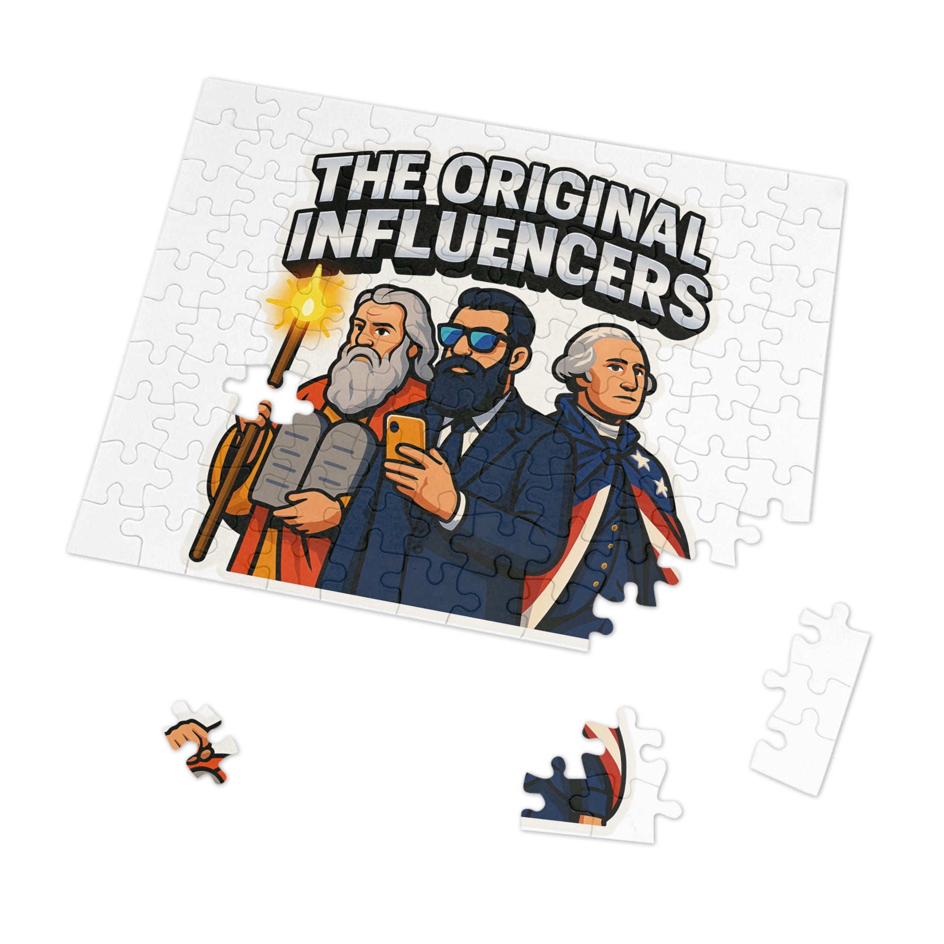 Original Influencers Jigsaw Puzzle with Tin - American Zionist