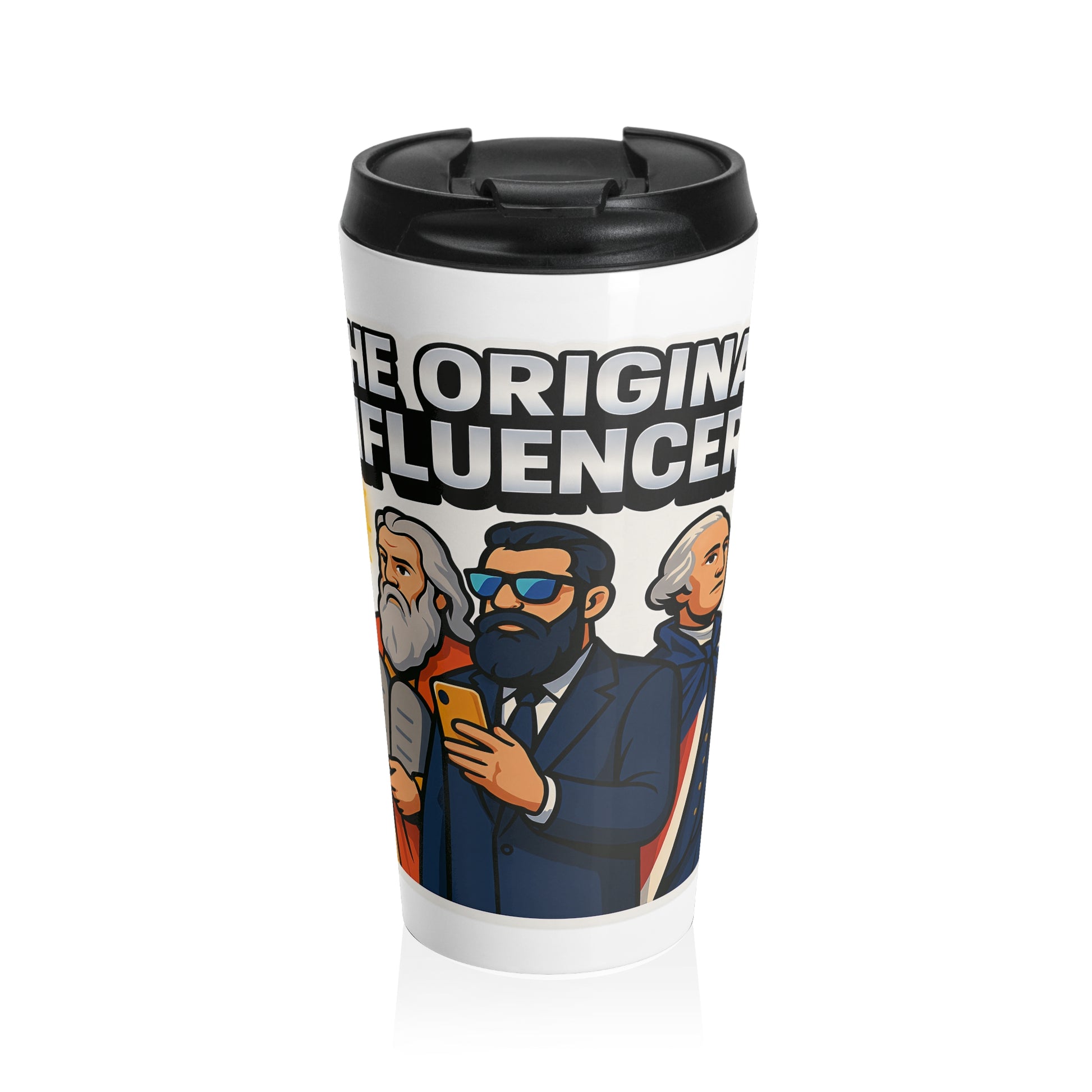 Original Influencers Stainless Steel Travel Mug - American Zionist