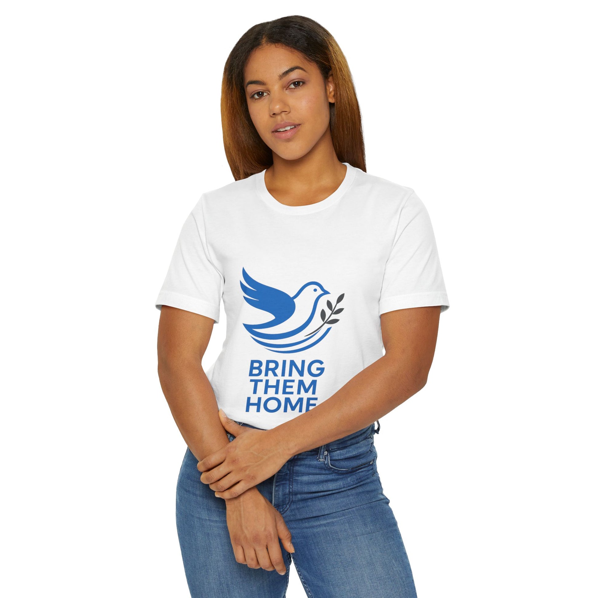 Dove Bring Them Home Unisex Jersey T-Shirt - American Zionist