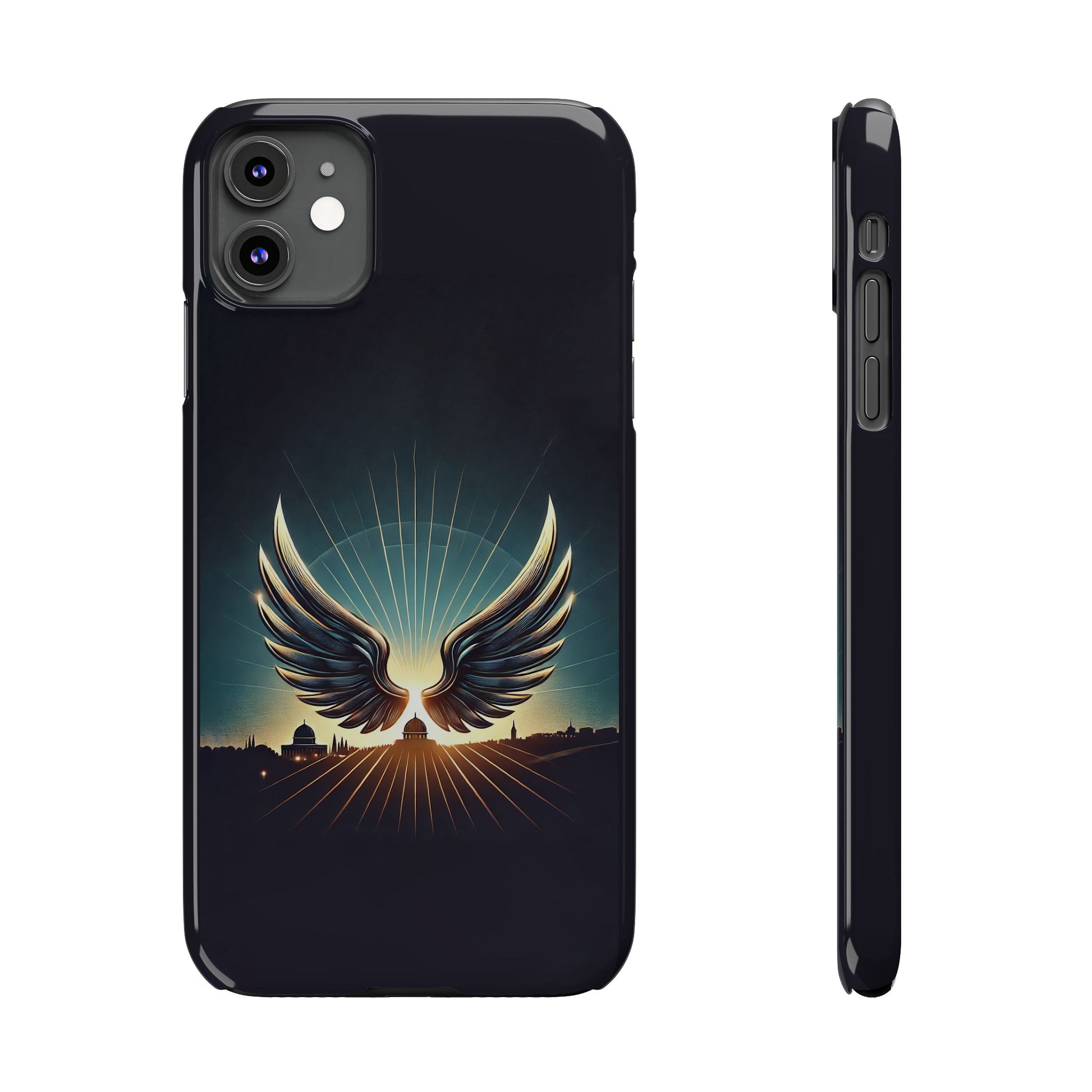 Sunset Wings Slim Phone Cases - American Zionist