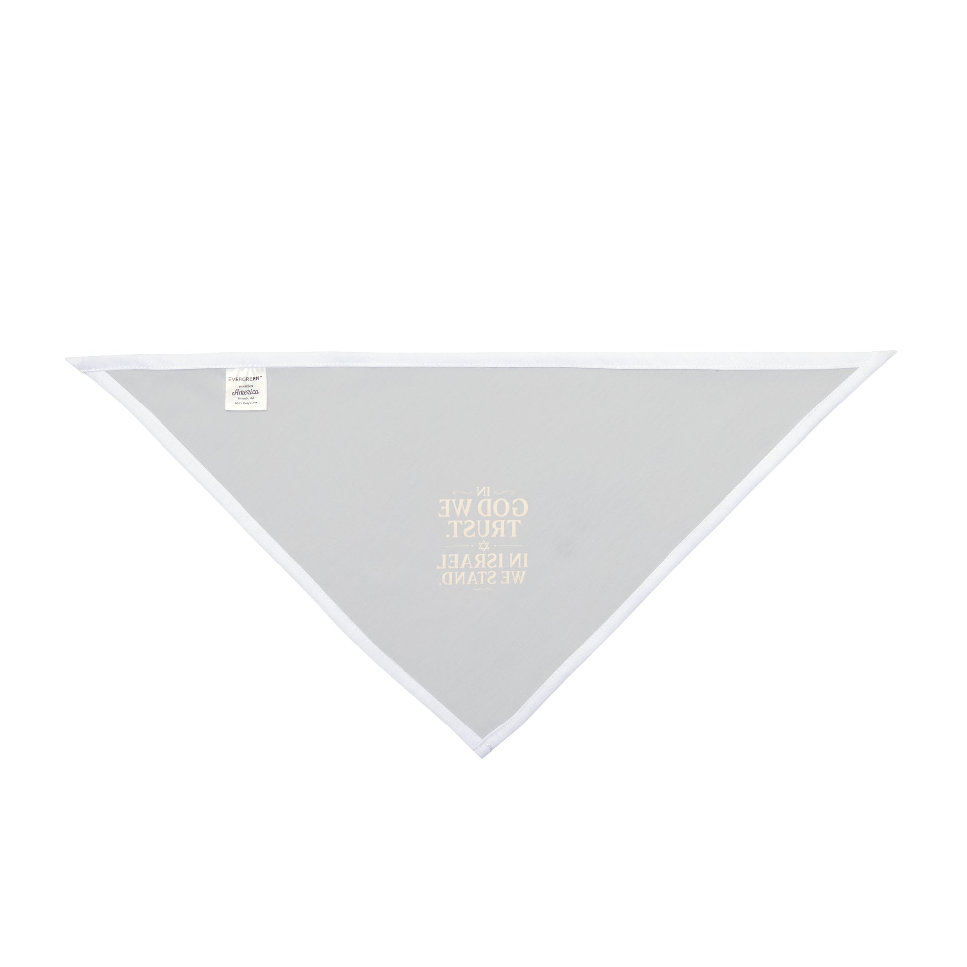 In God With Israel Pet Bandana - American Zionist