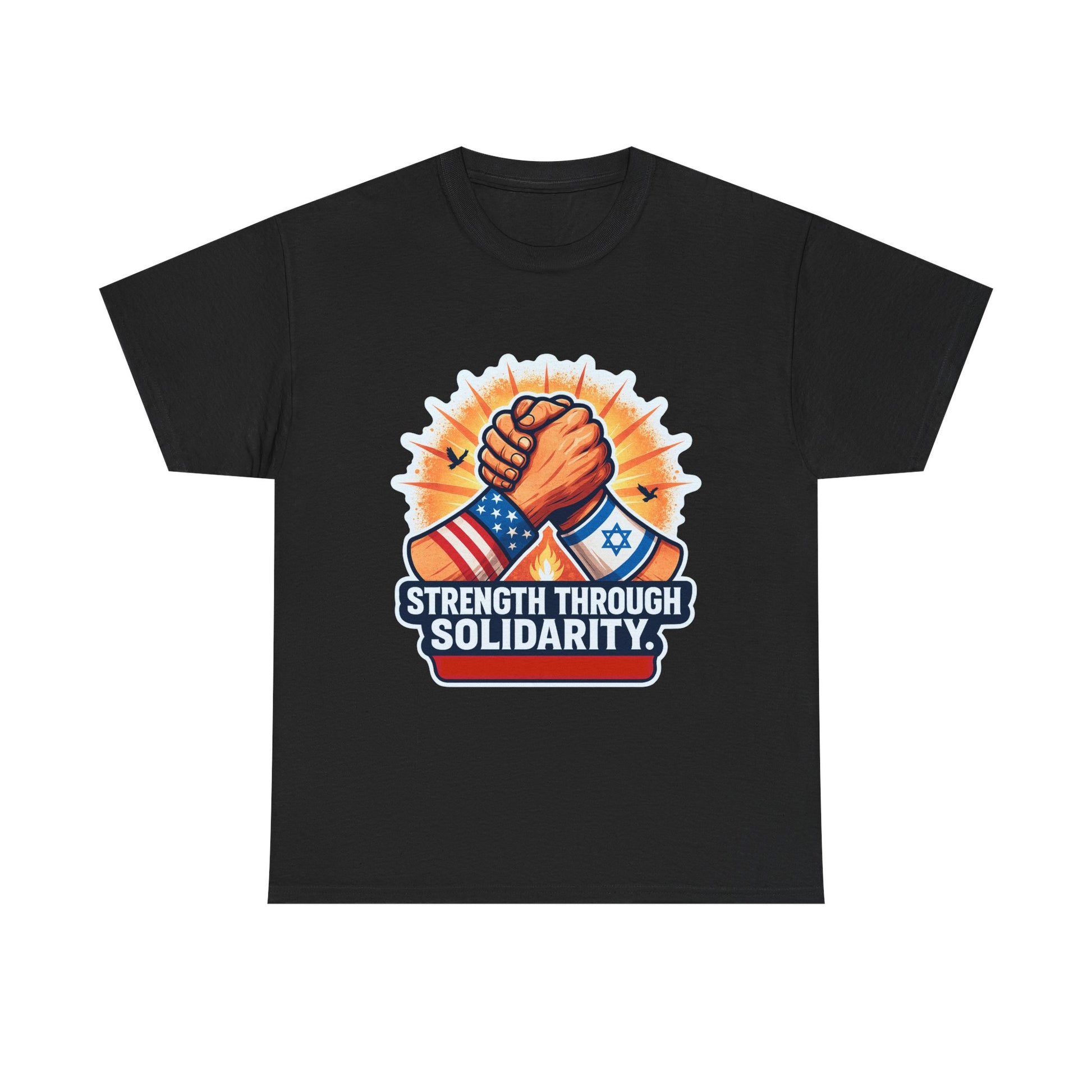 Strength Through Solidarity Unisex Heavy Cotton Tee - American Zionist