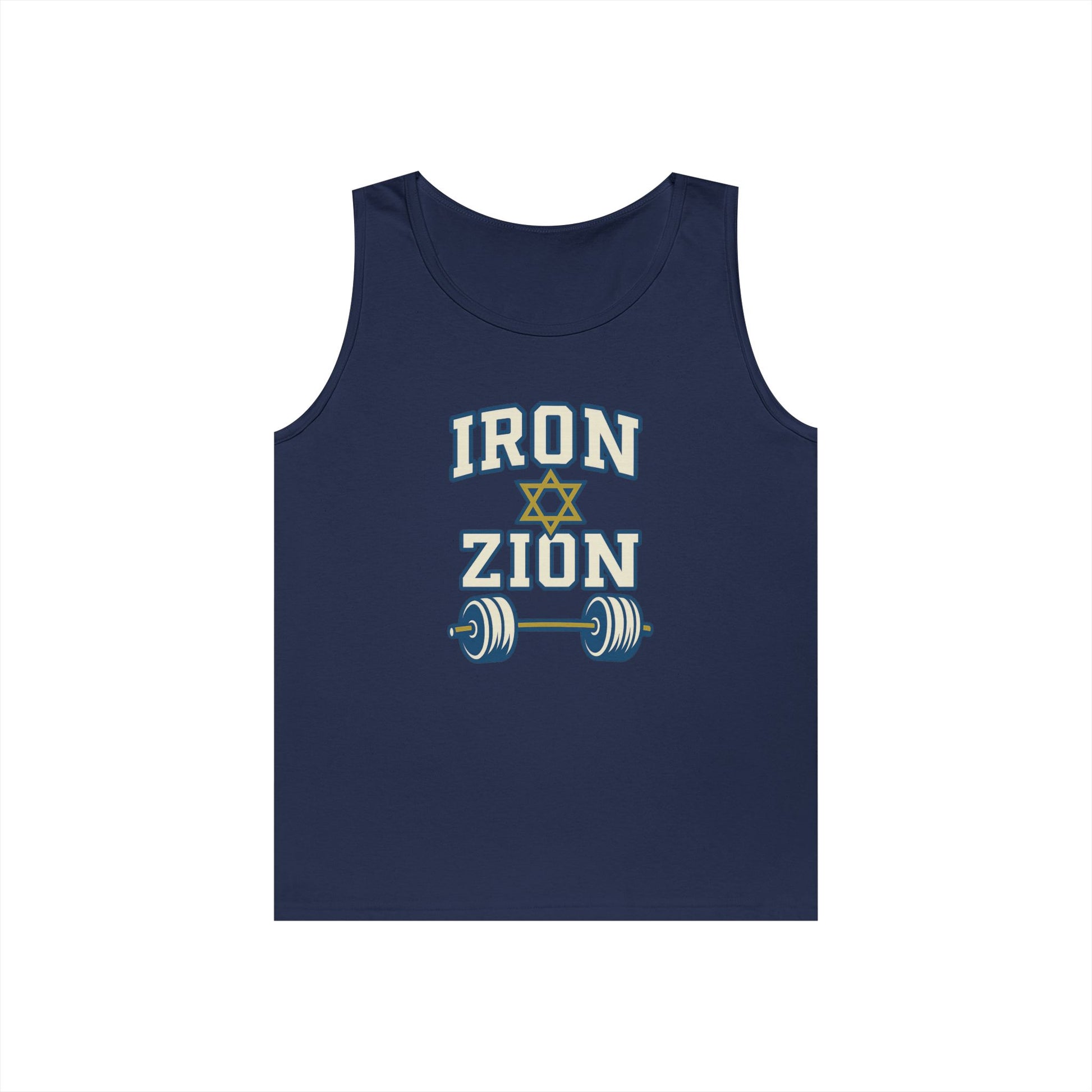 Iron Zion Unisex Heavy Cotton Tank Top - American Zionist