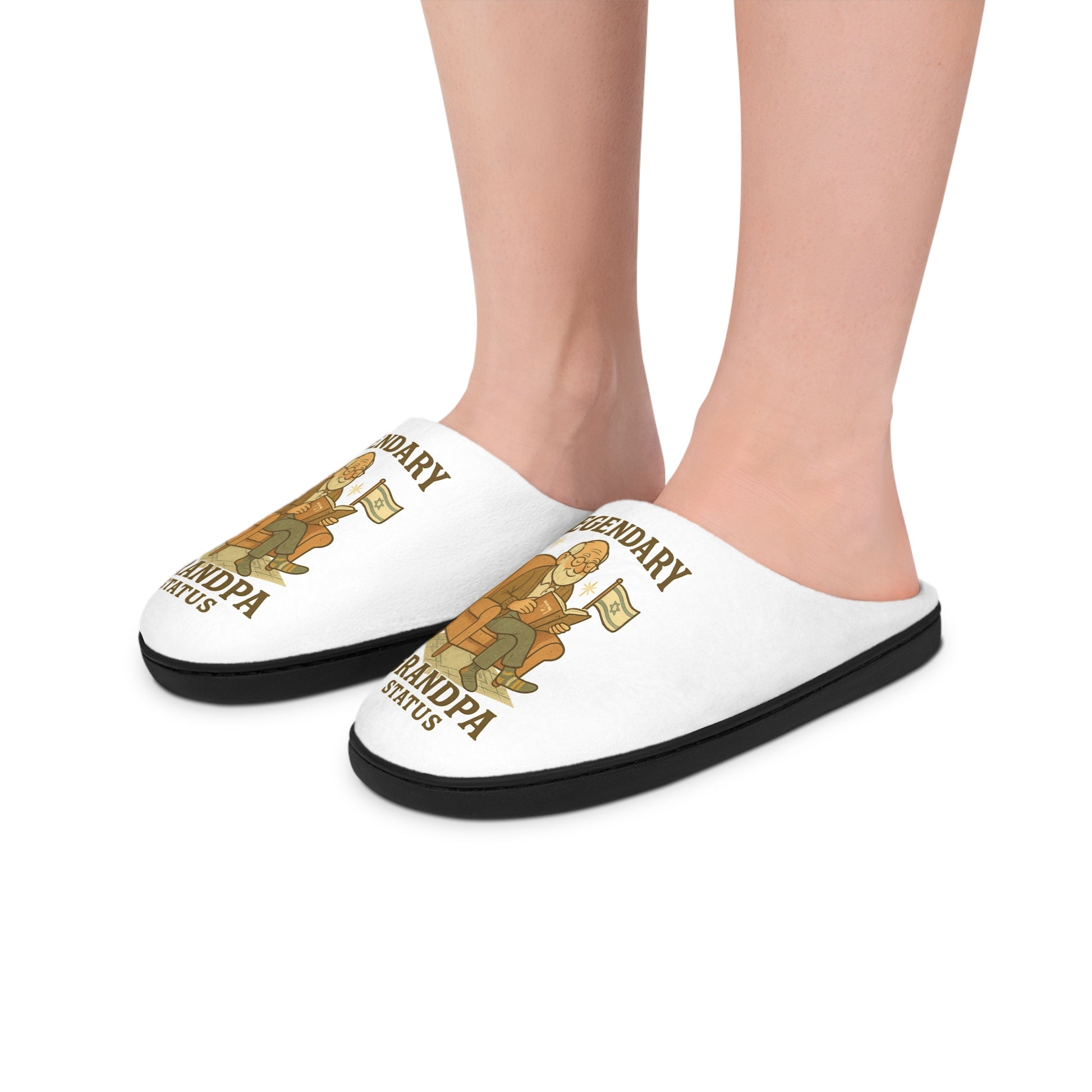 Legendary Grandpa Men's Indoor Slippers - American Zionist