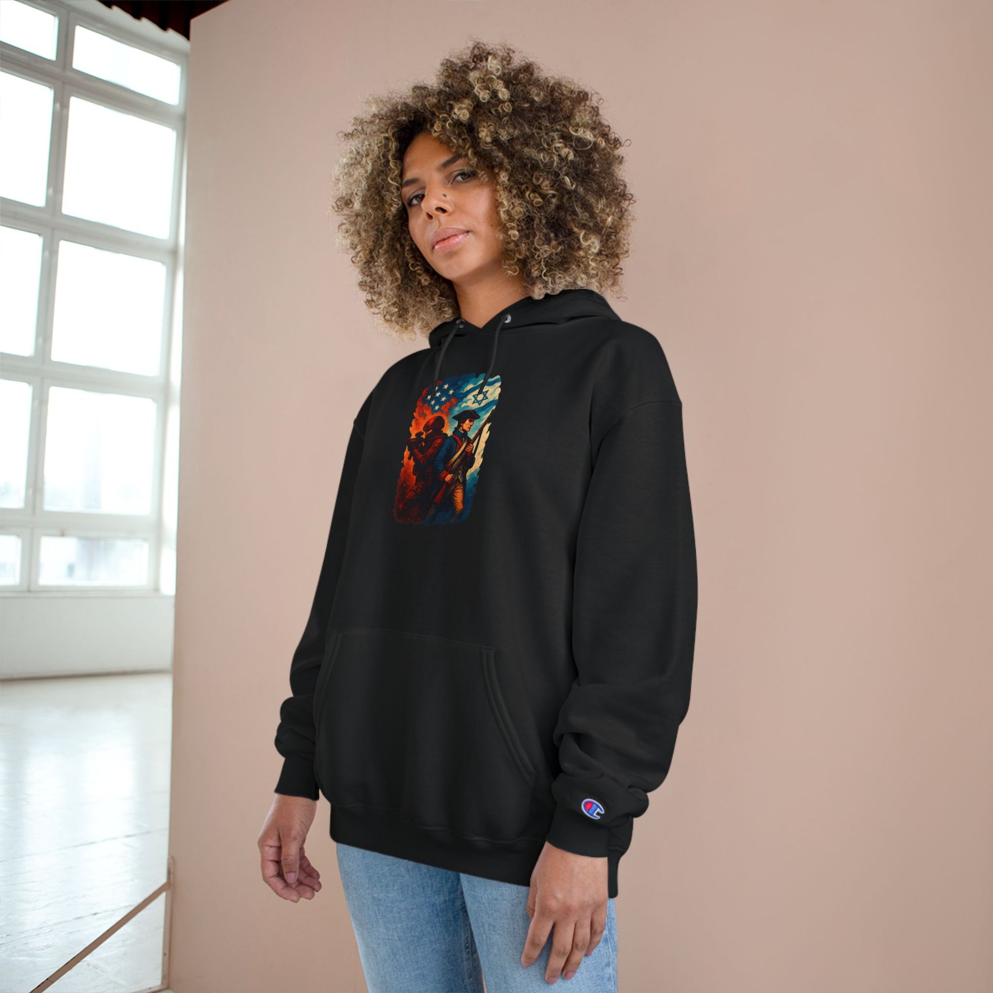 Defenders Across Generations Champion Hoodie - American Zionist