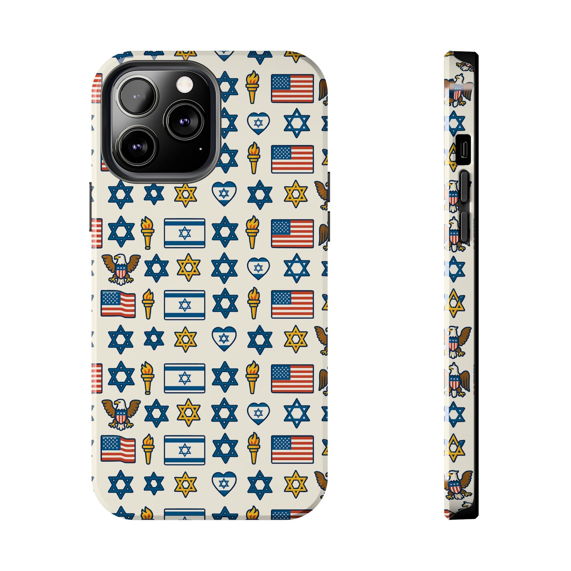 Symbol Of Shared Freedom Tough Phone Cases - American Zionist