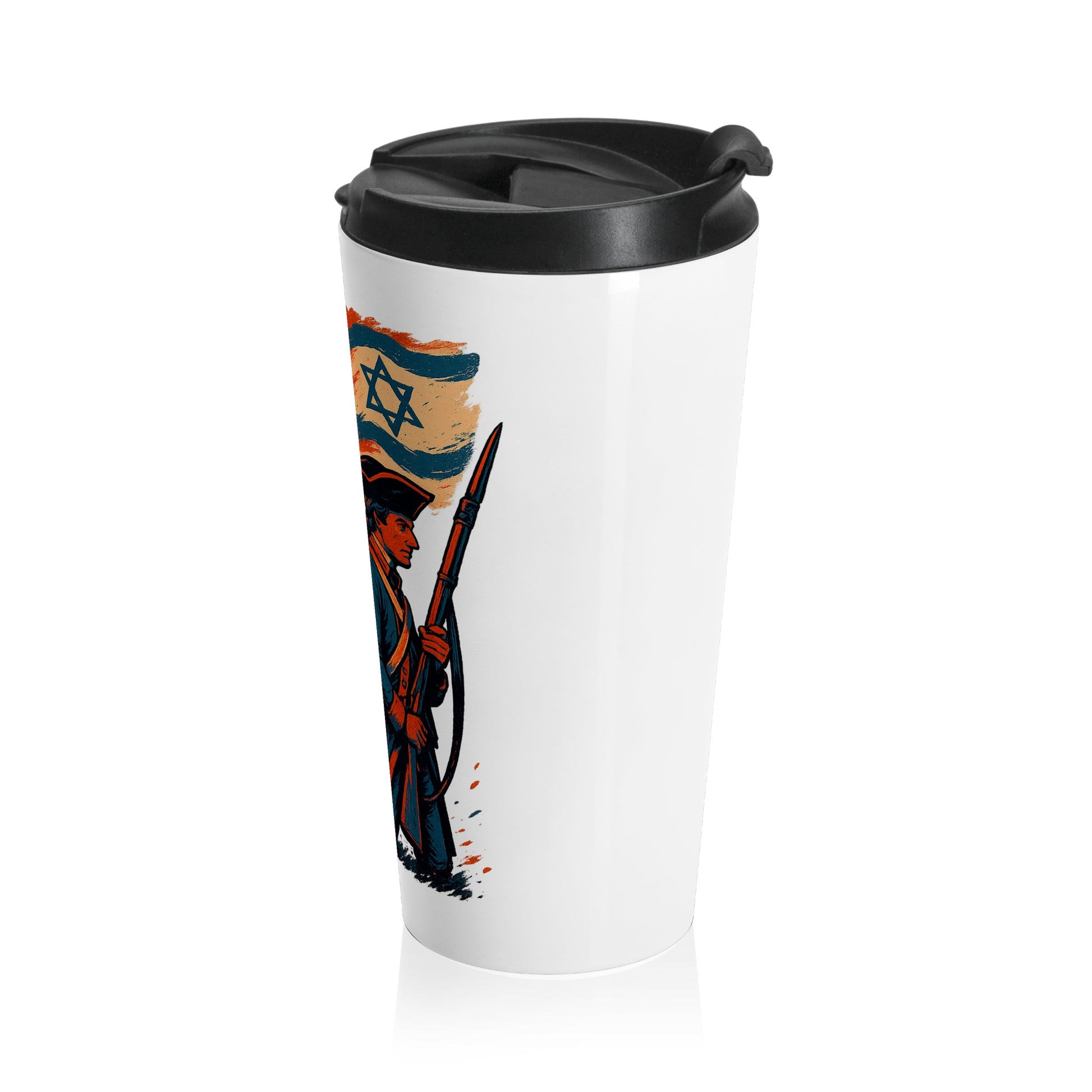 Defenders Across Generations Stainless Steel Travel Mug - American Zionist