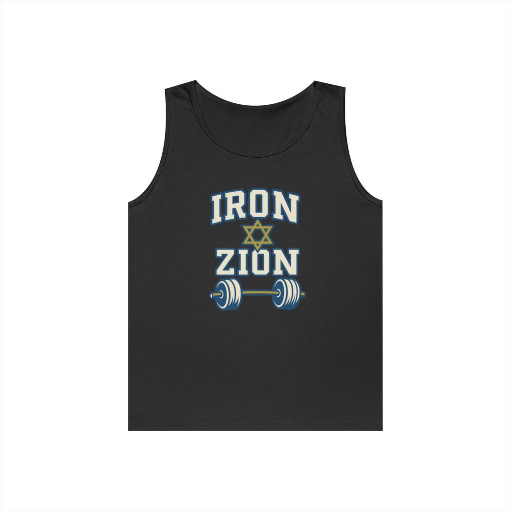 Iron Zion Unisex Heavy Cotton Tank Top - American Zionist