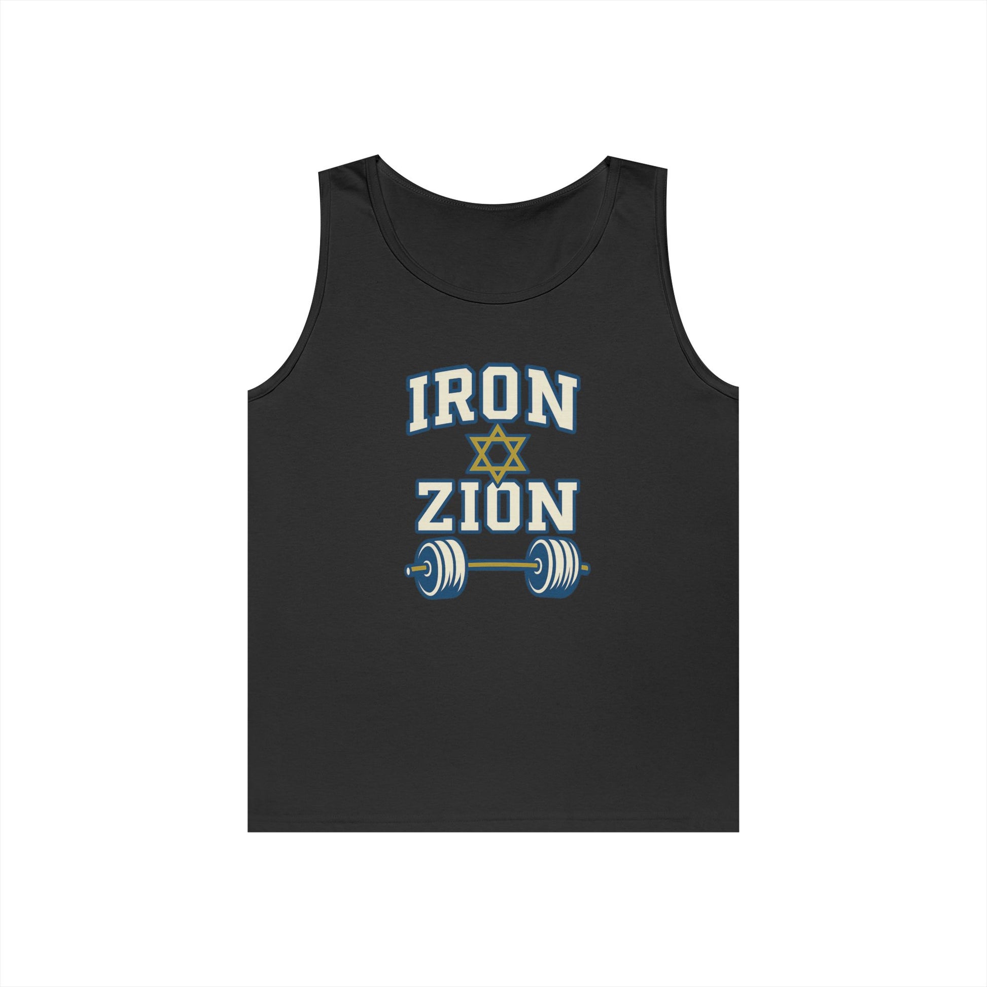 Iron Zion Unisex Heavy Cotton Tank Top - American Zionist